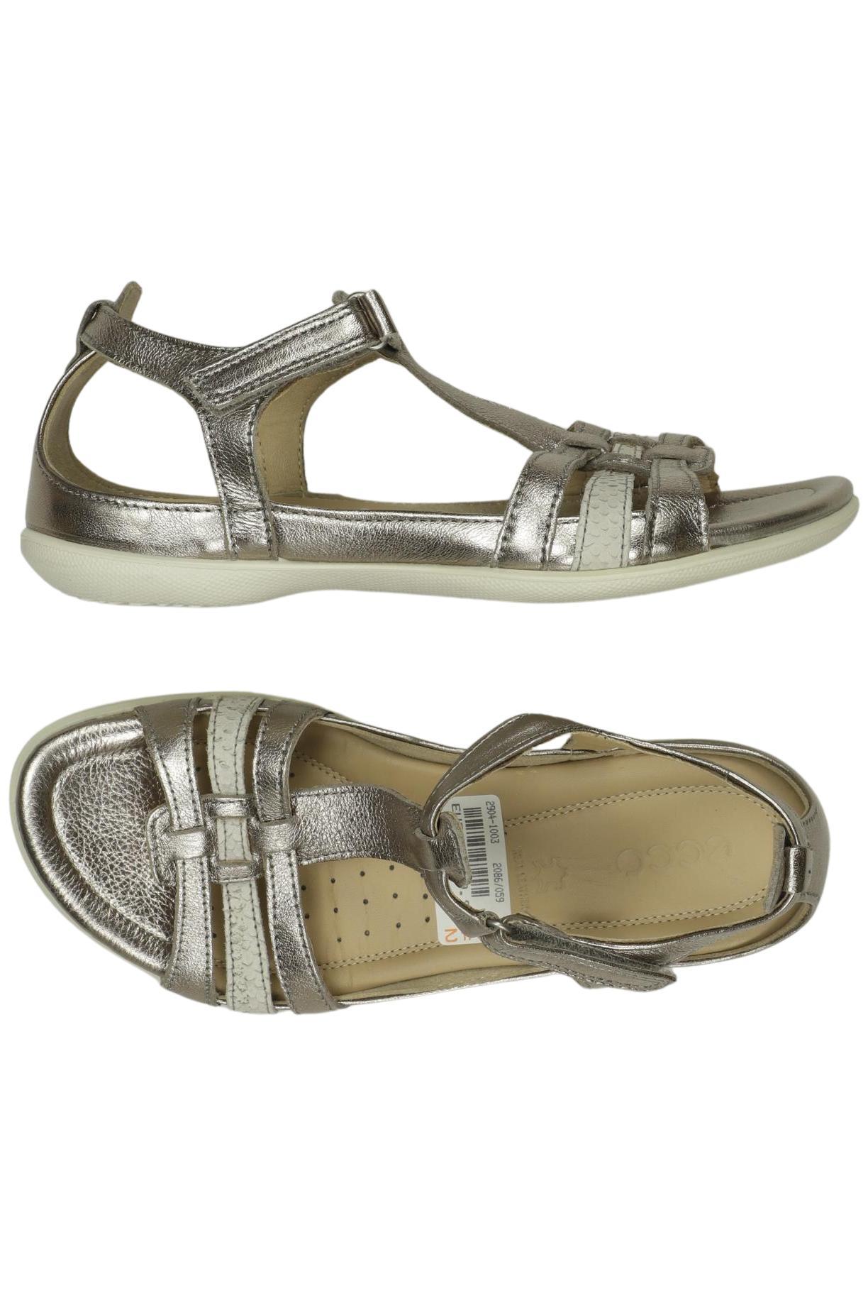 

Ecco Damen Sandale, silber, Gr. 37
