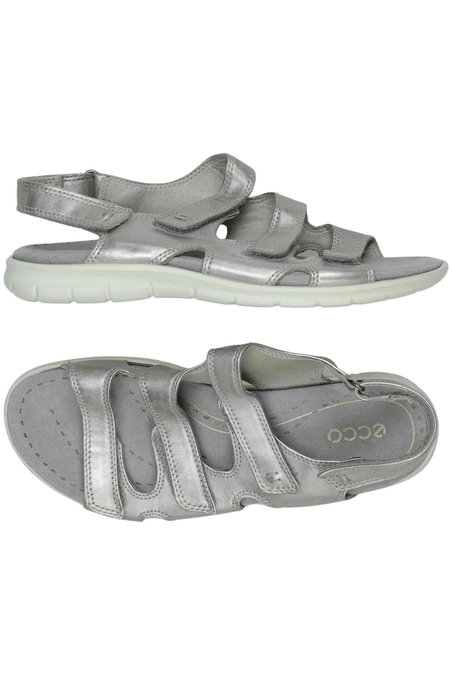 

Ecco Damen Sandale, silber, Gr. 38