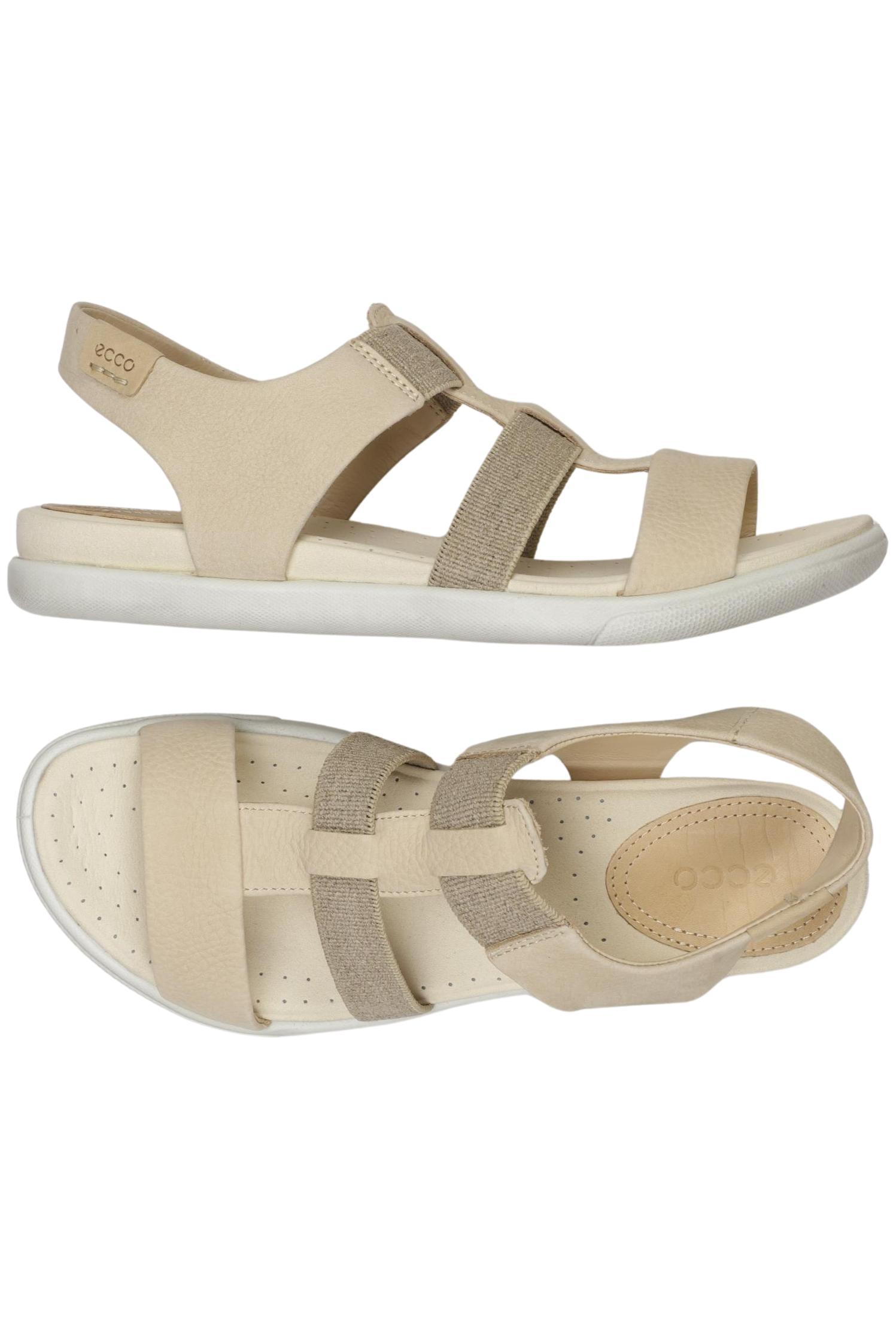 

Ecco Damen Sandale, beige, Gr. 38