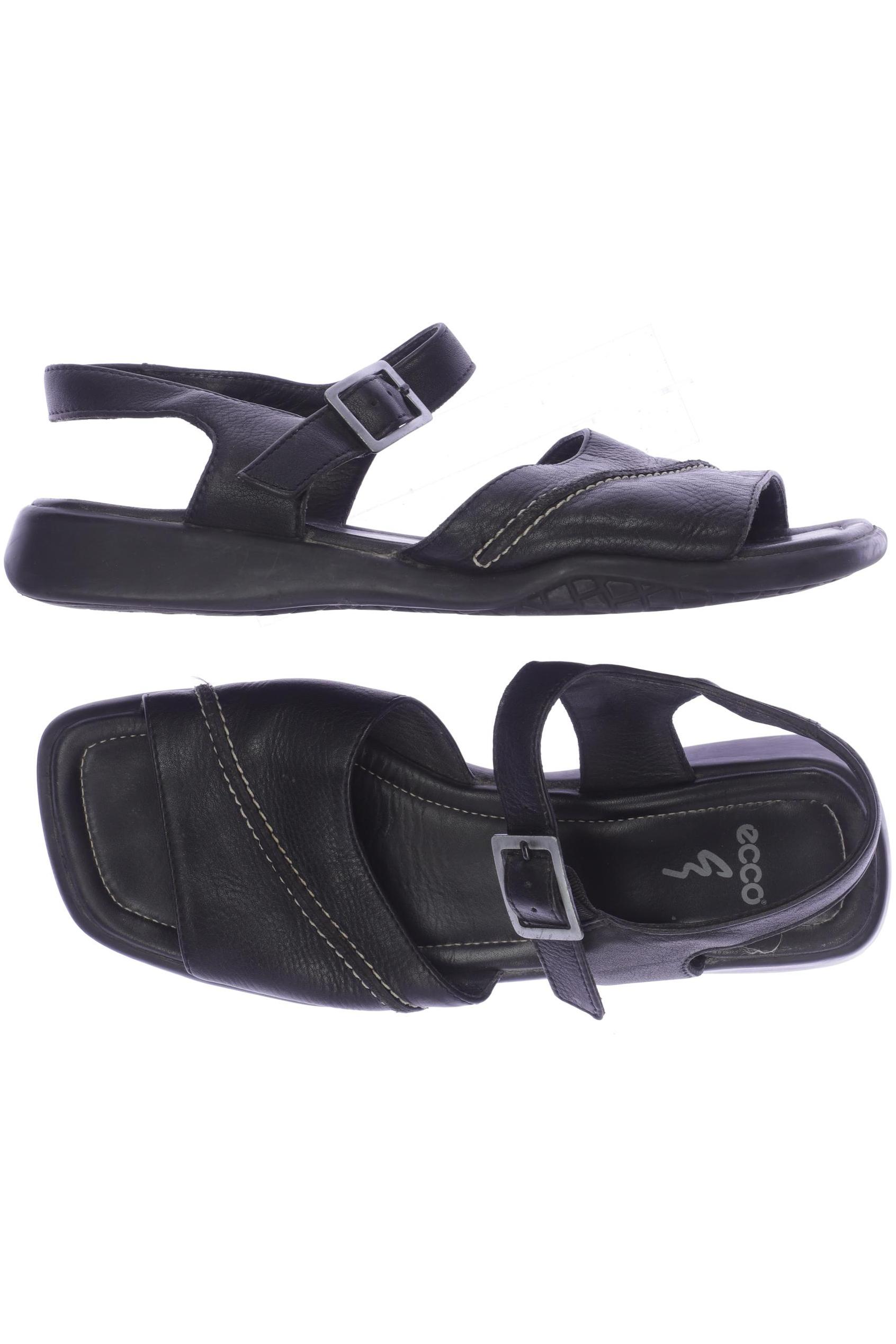 

Ecco Damen Sandale, schwarz, Gr. 6