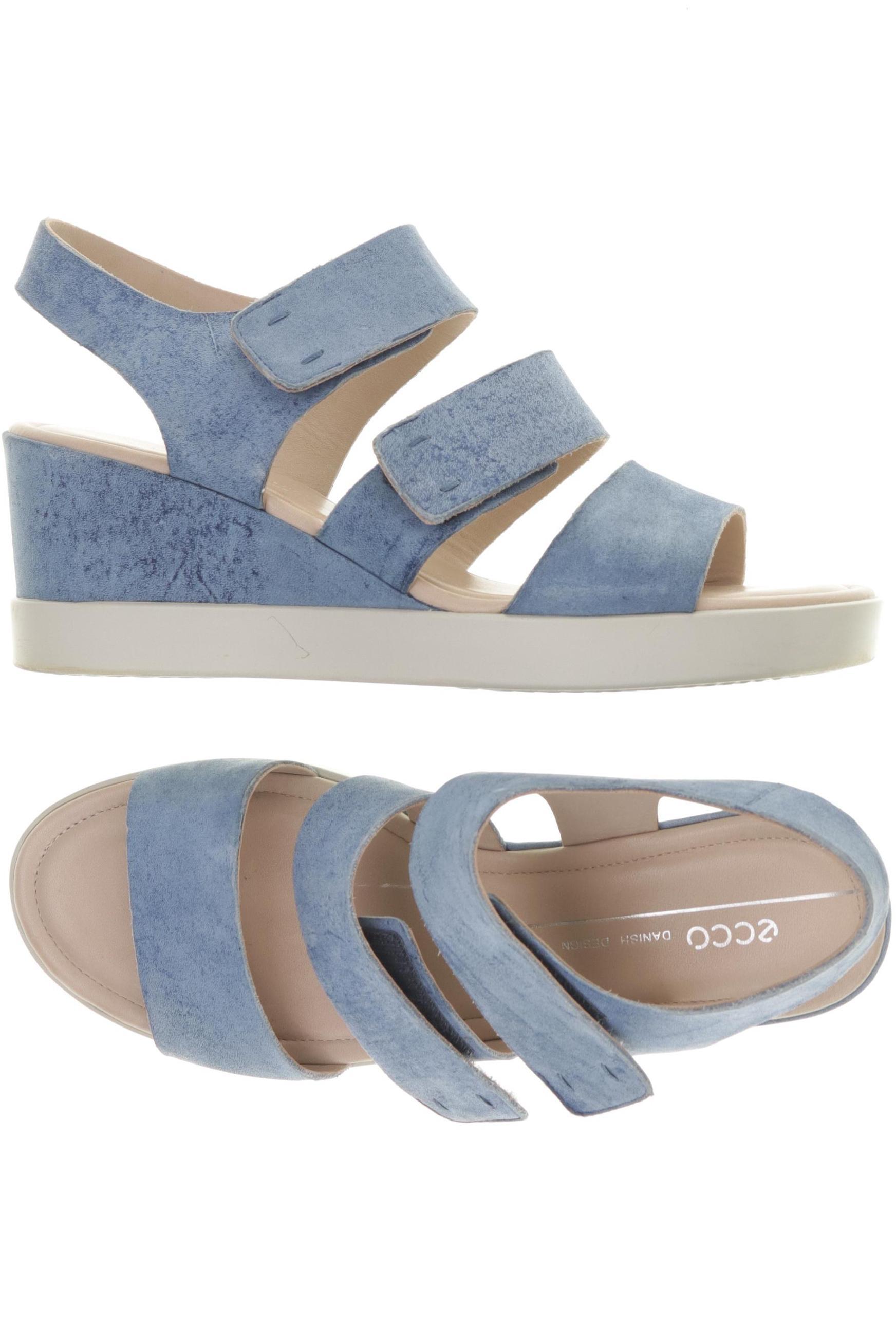 

Ecco Damen Sandale, blau, Gr. 38