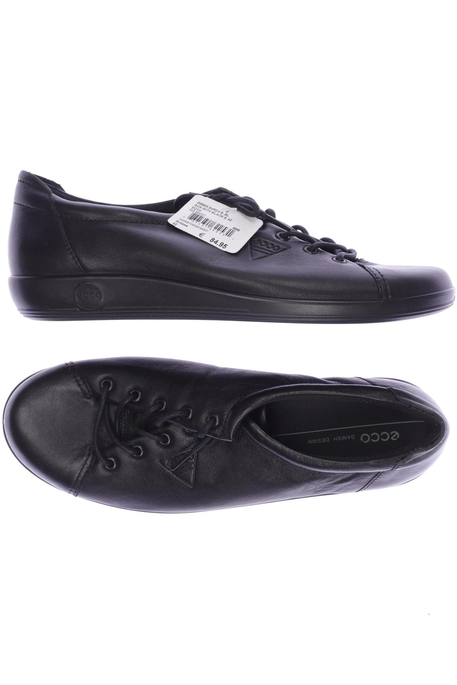 

Ecco Damen Sneakers, schwarz, Gr. 42