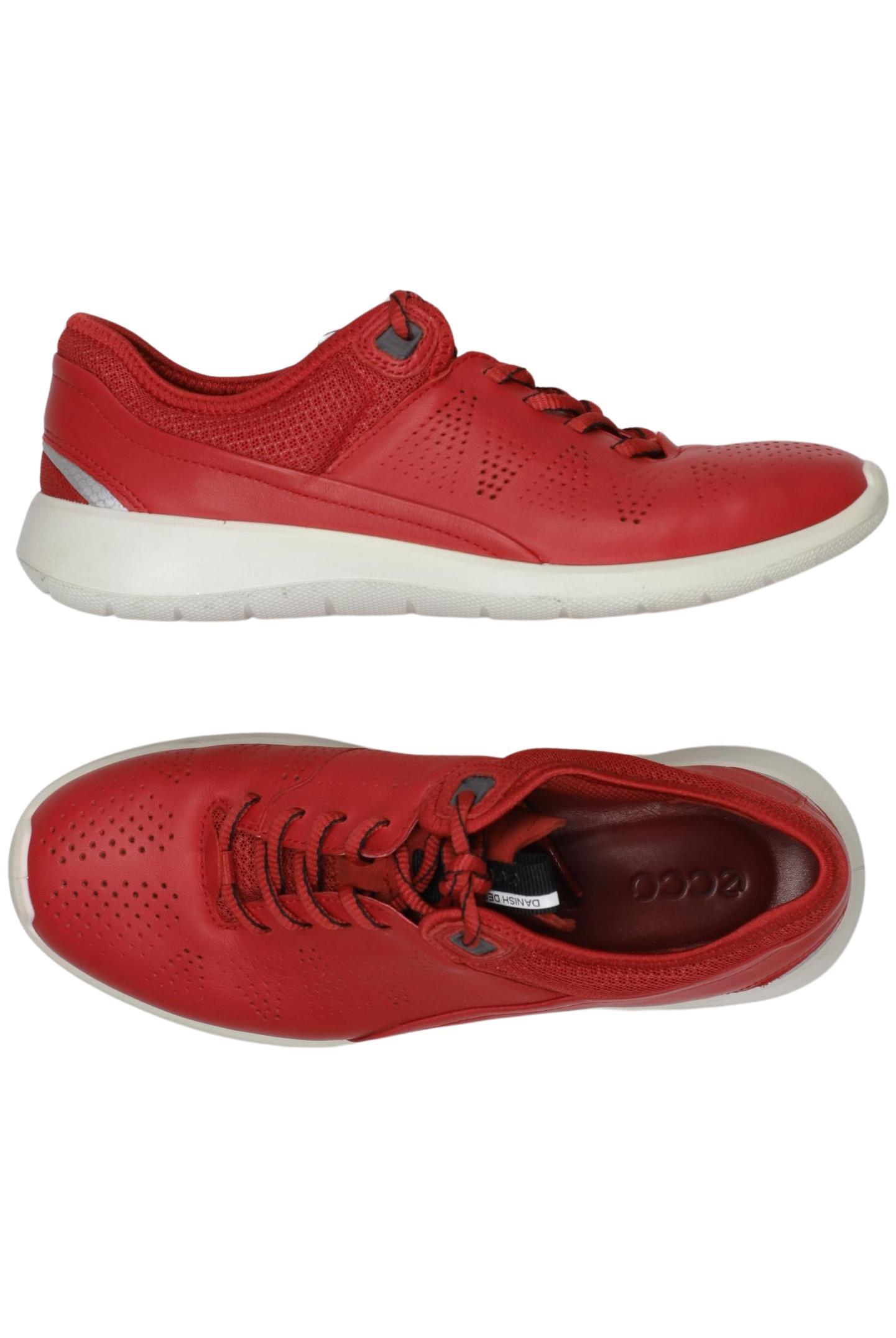 

Ecco Damen Sneakers, rot, Gr. 37