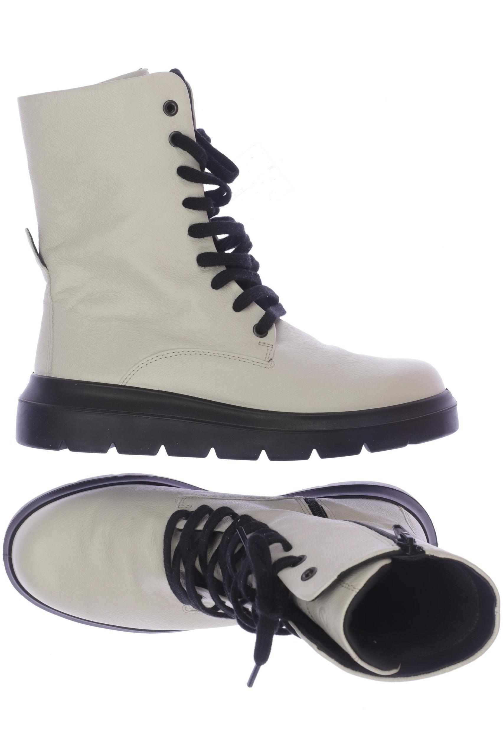 

Ecco Damen Stiefel, cremeweiß, Gr. 38