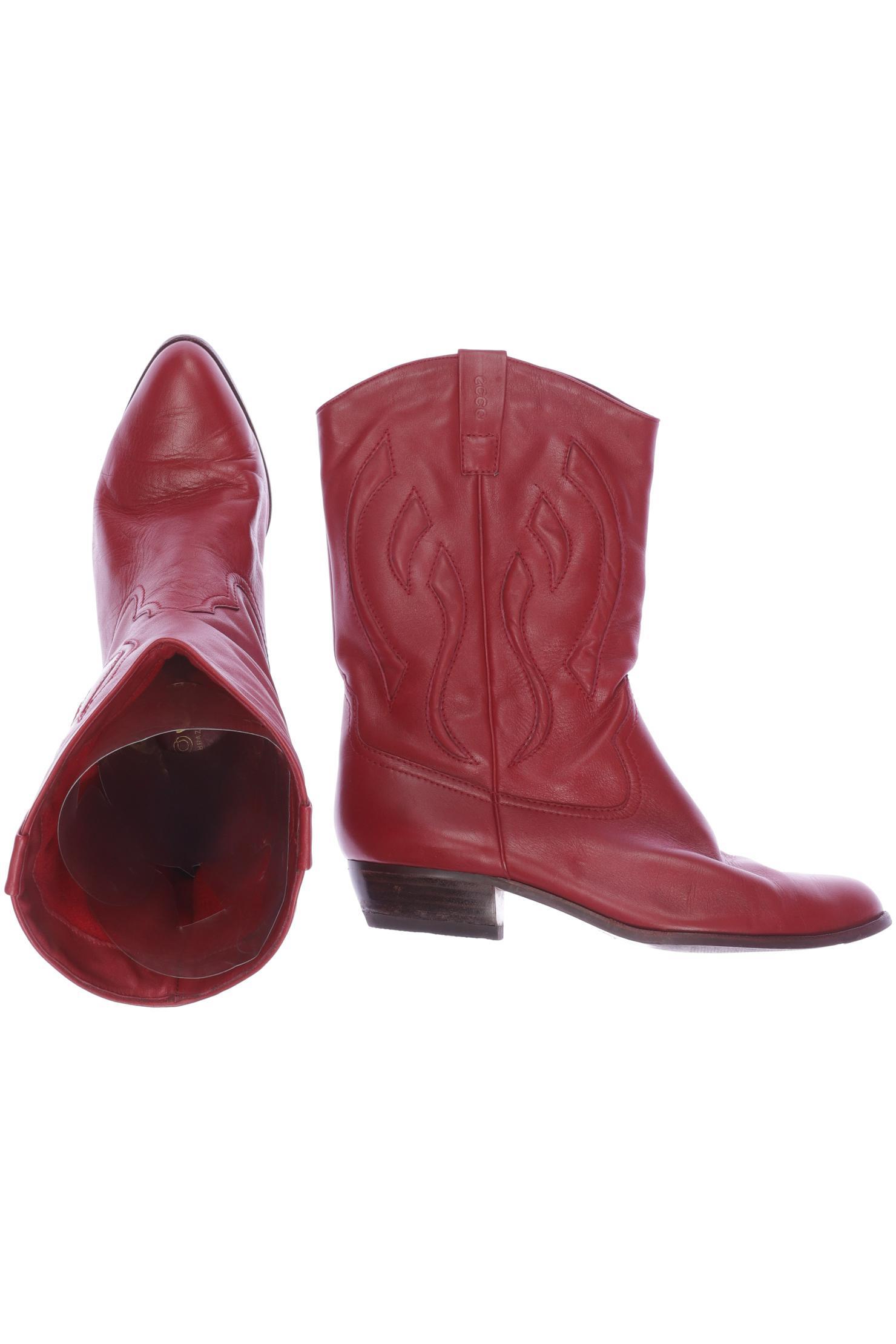 

Ecco Damen Stiefel, rot, Gr. 40