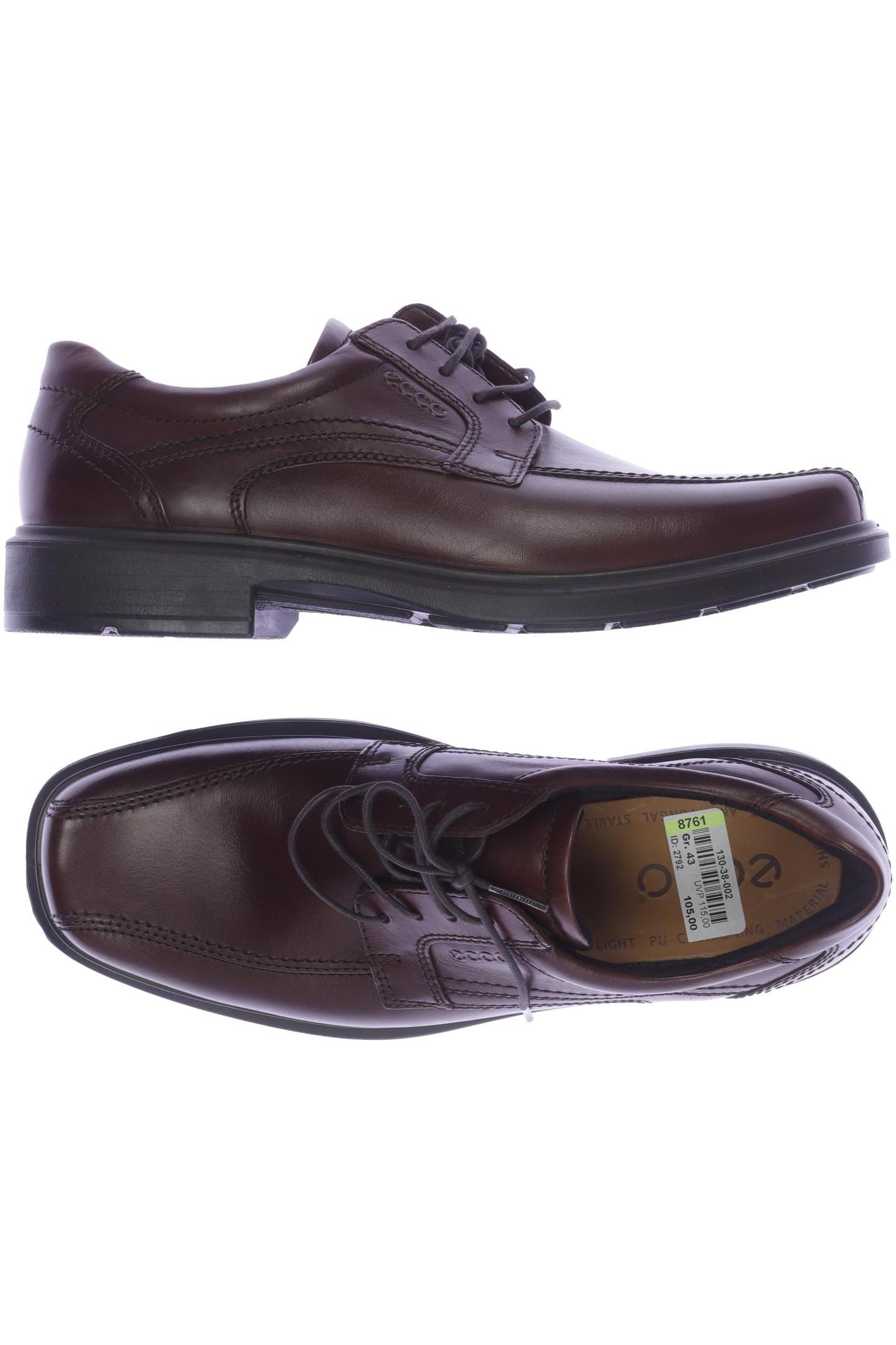 

Ecco Herren Halbschuh, bordeaux, Gr. 43