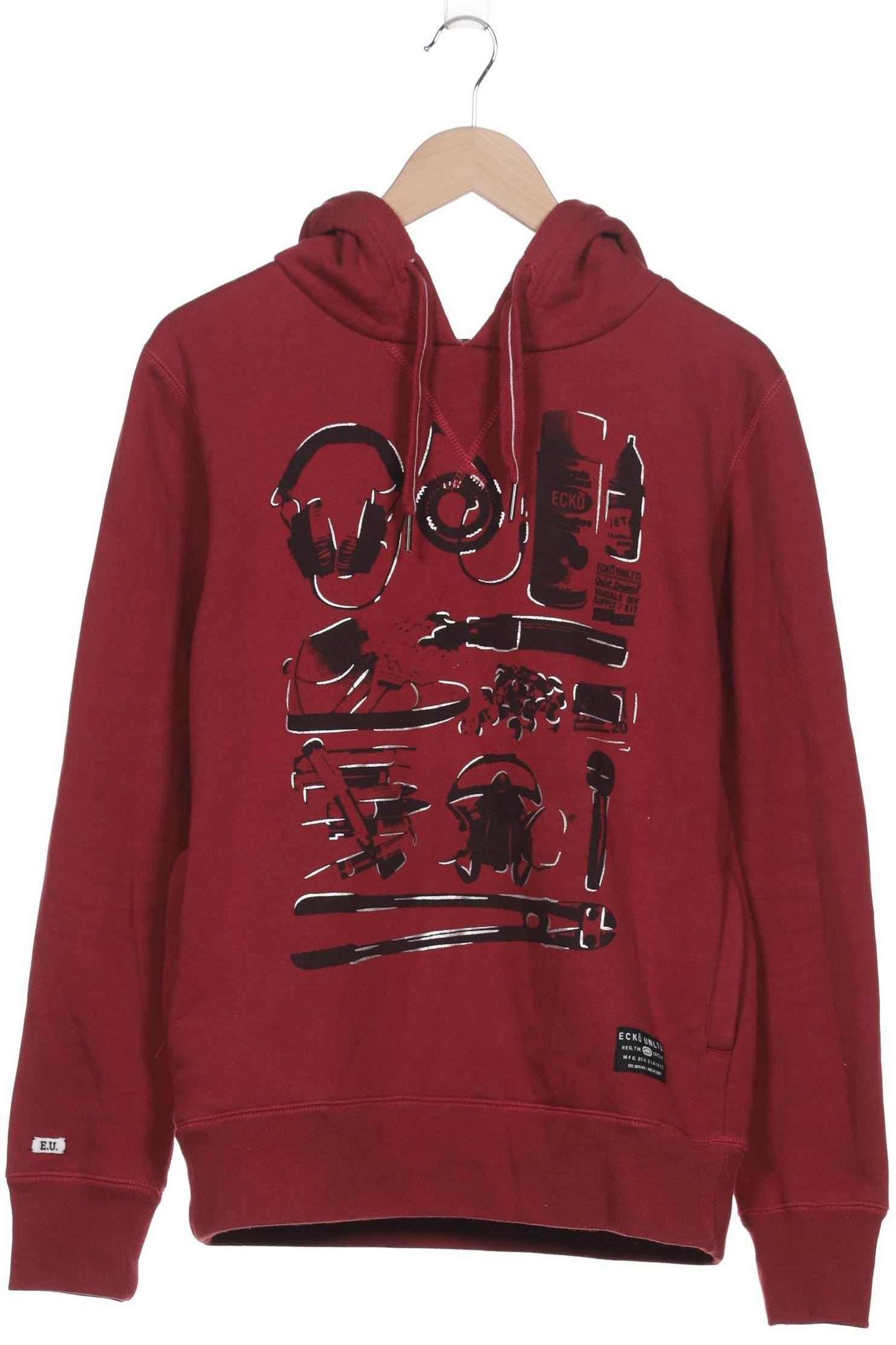 

Ecko Herren Kapuzenpullover, bordeaux, Gr. 46