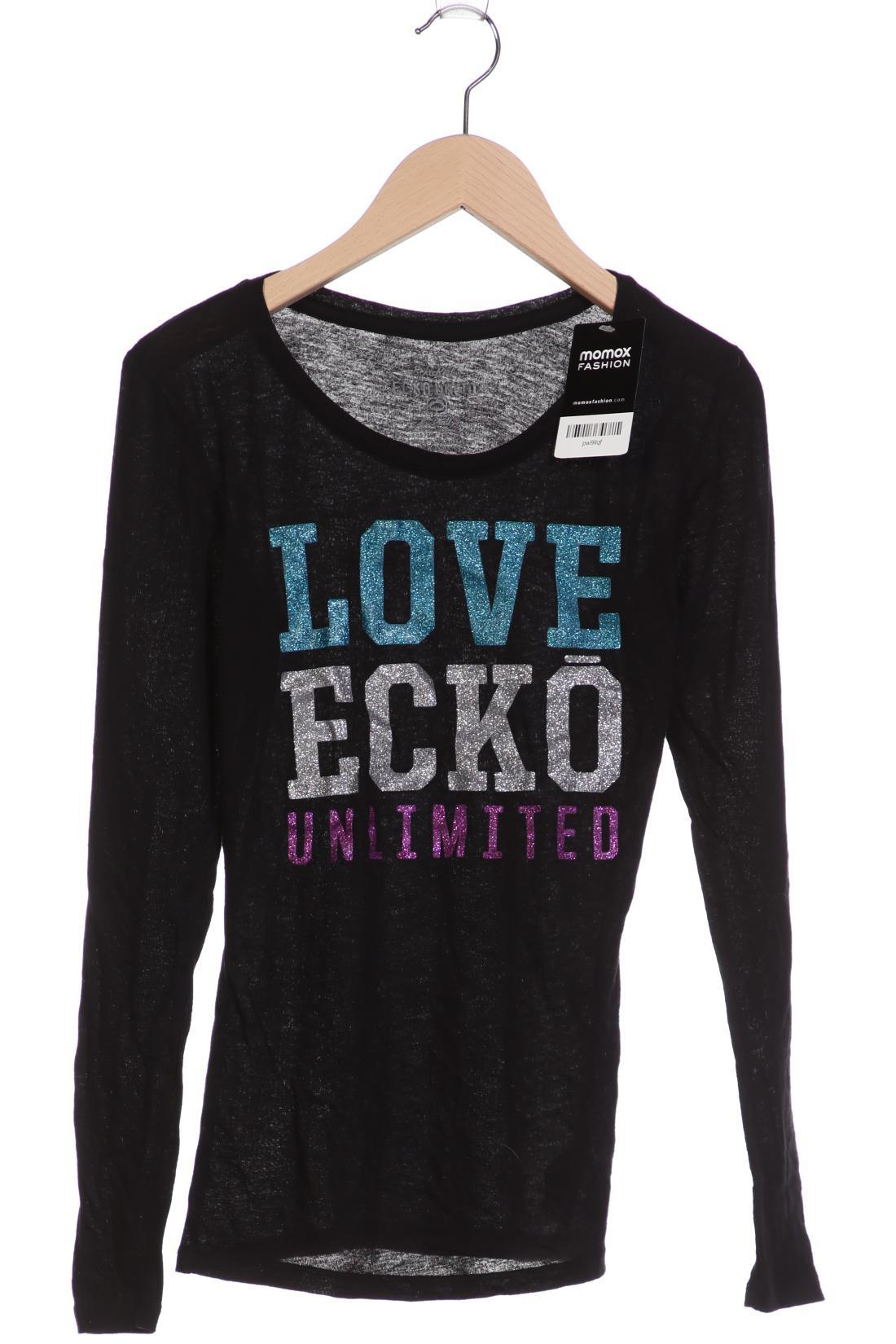 

ecko red Damen Langarmshirt, schwarz