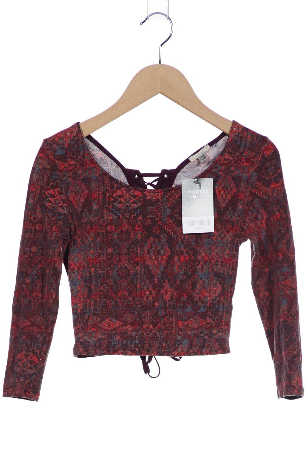

Ecote Damen Langarmshirt, bordeaux, Gr. 34