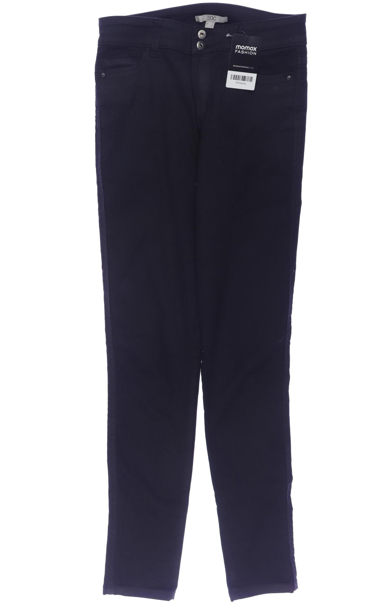 

edc by Esprit Damen Stoffhose, schwarz, Gr. 34
