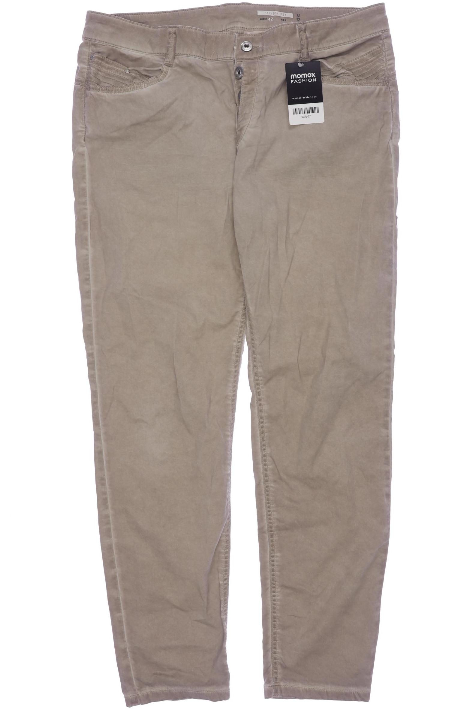 

edc by Esprit Damen Stoffhose, beige, Gr. 42