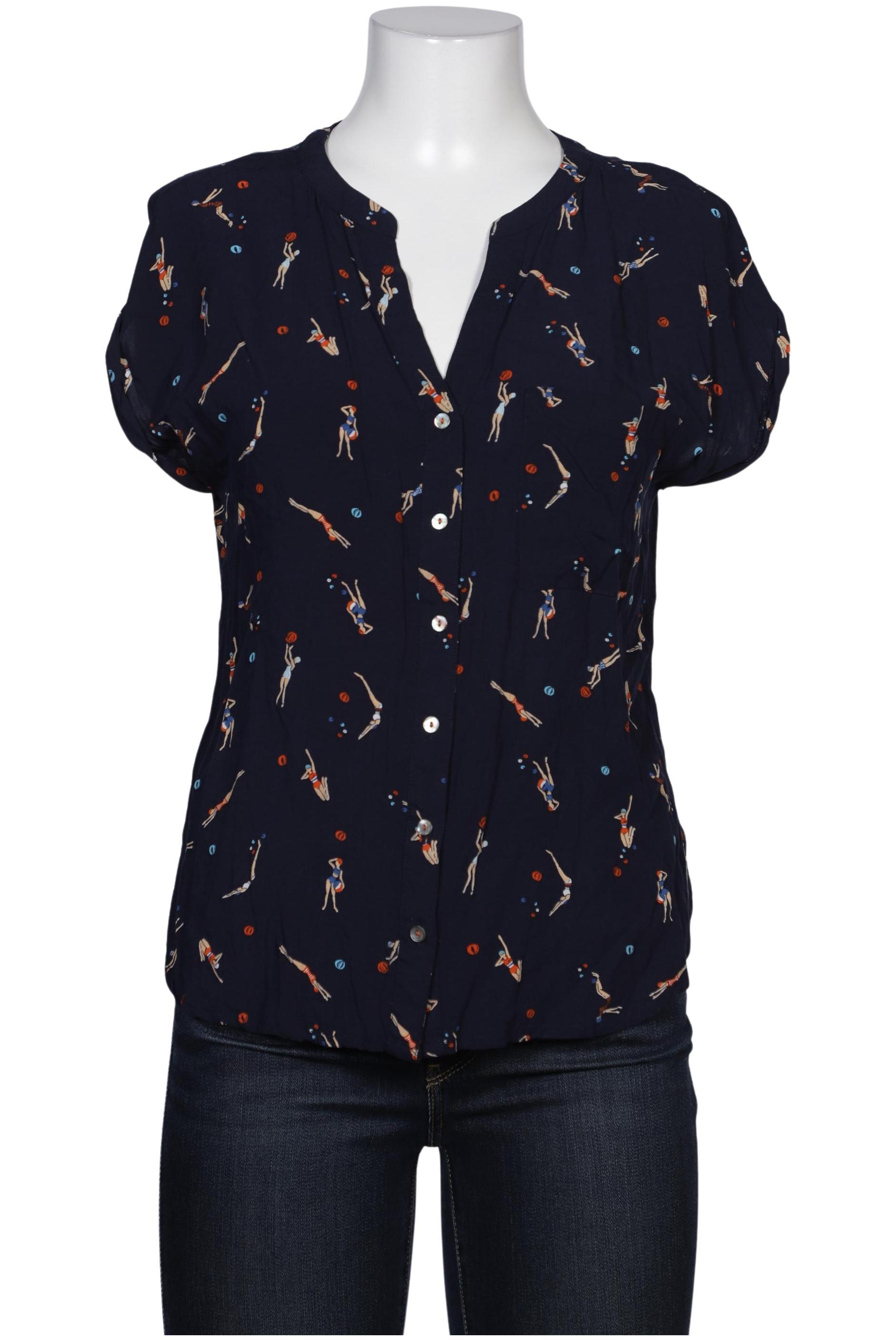 

edc by Esprit Damen Bluse, marineblau, Gr. 38