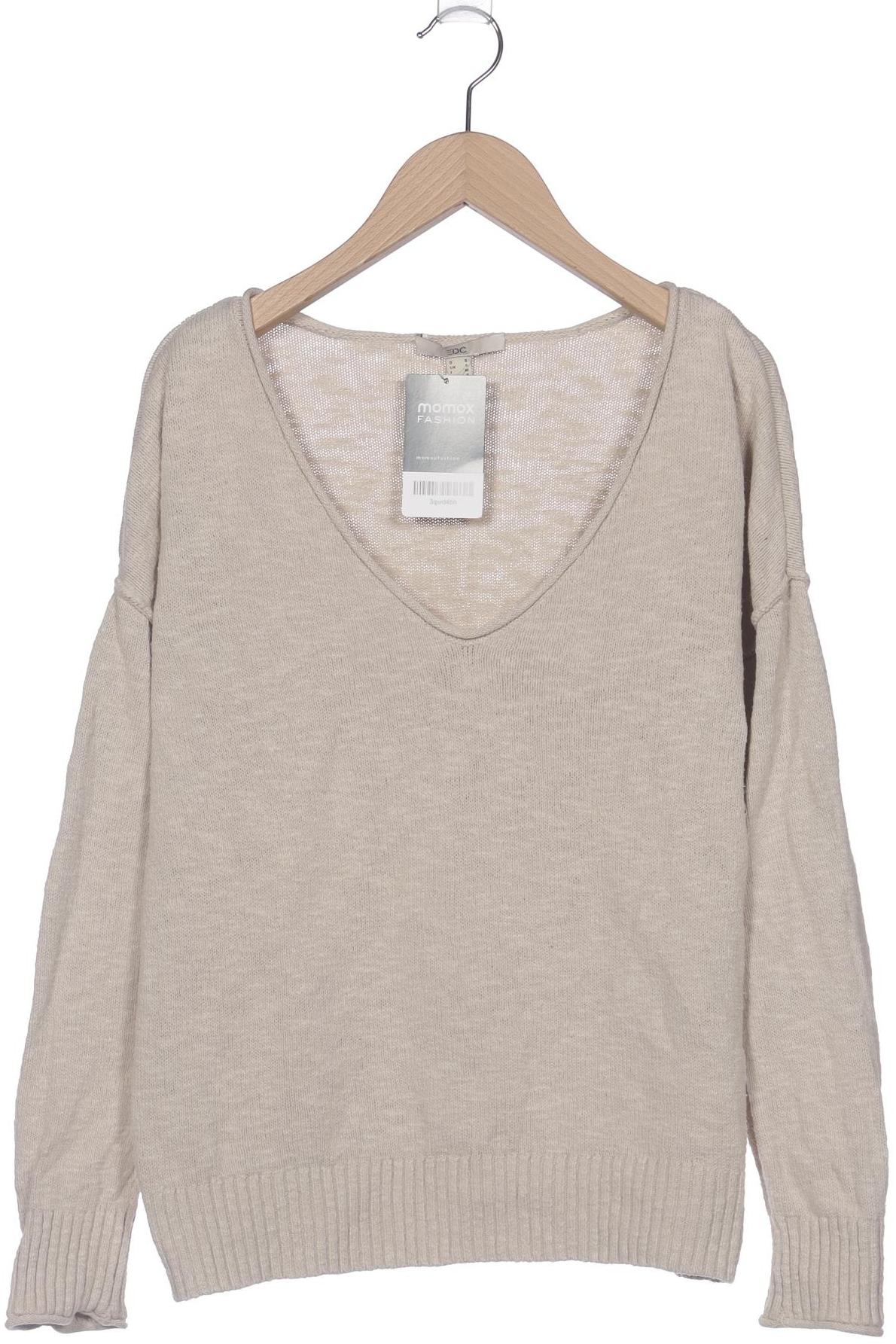

edc by Esprit Damen Pullover, beige, Gr. 36