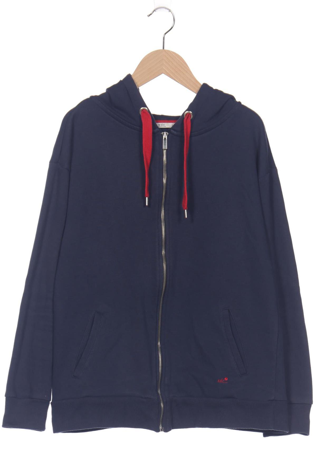 

edc by Esprit Damen Kapuzenpullover, marineblau, Gr. 36