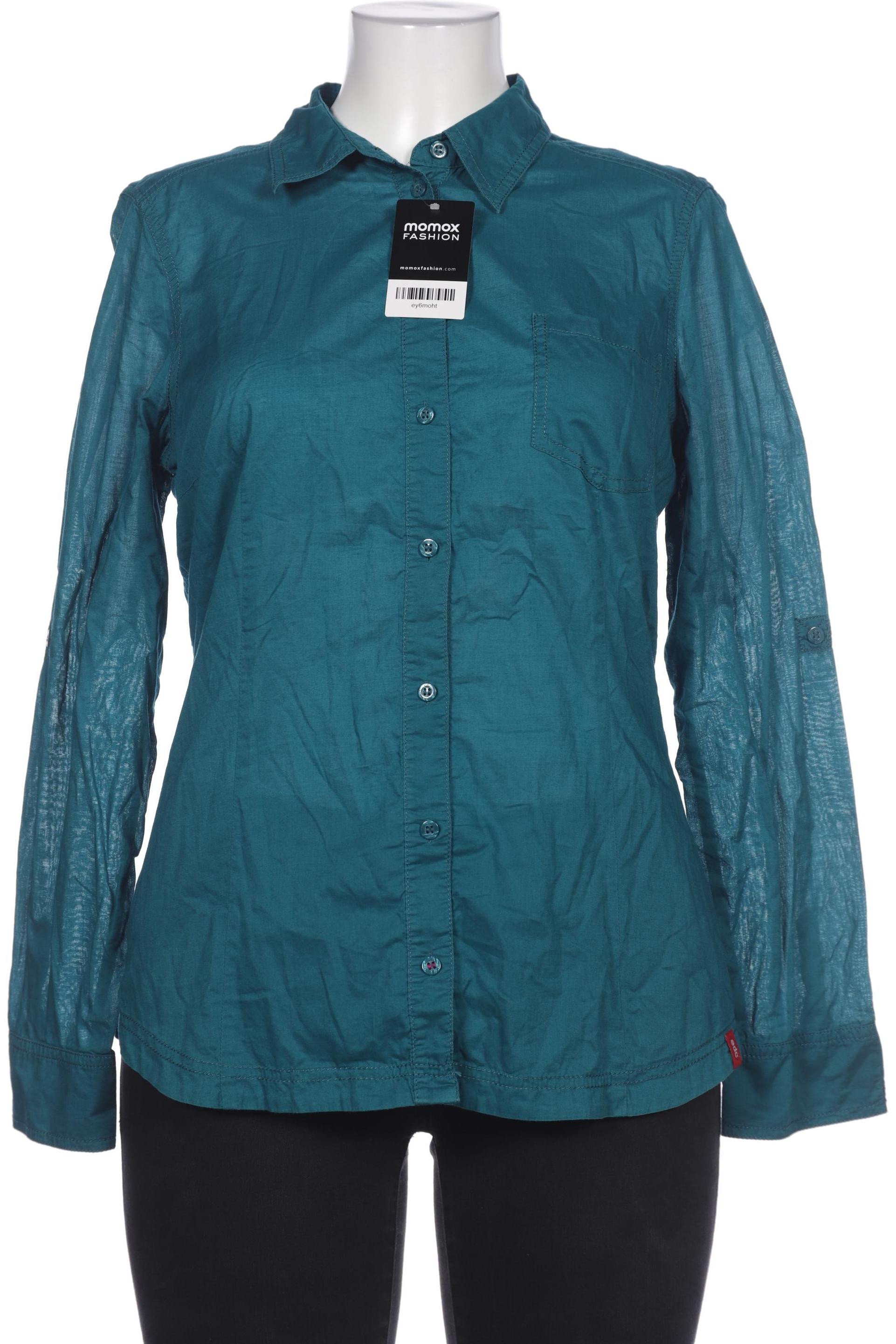 

edc by Esprit Damen Bluse, türkis, Gr. 44