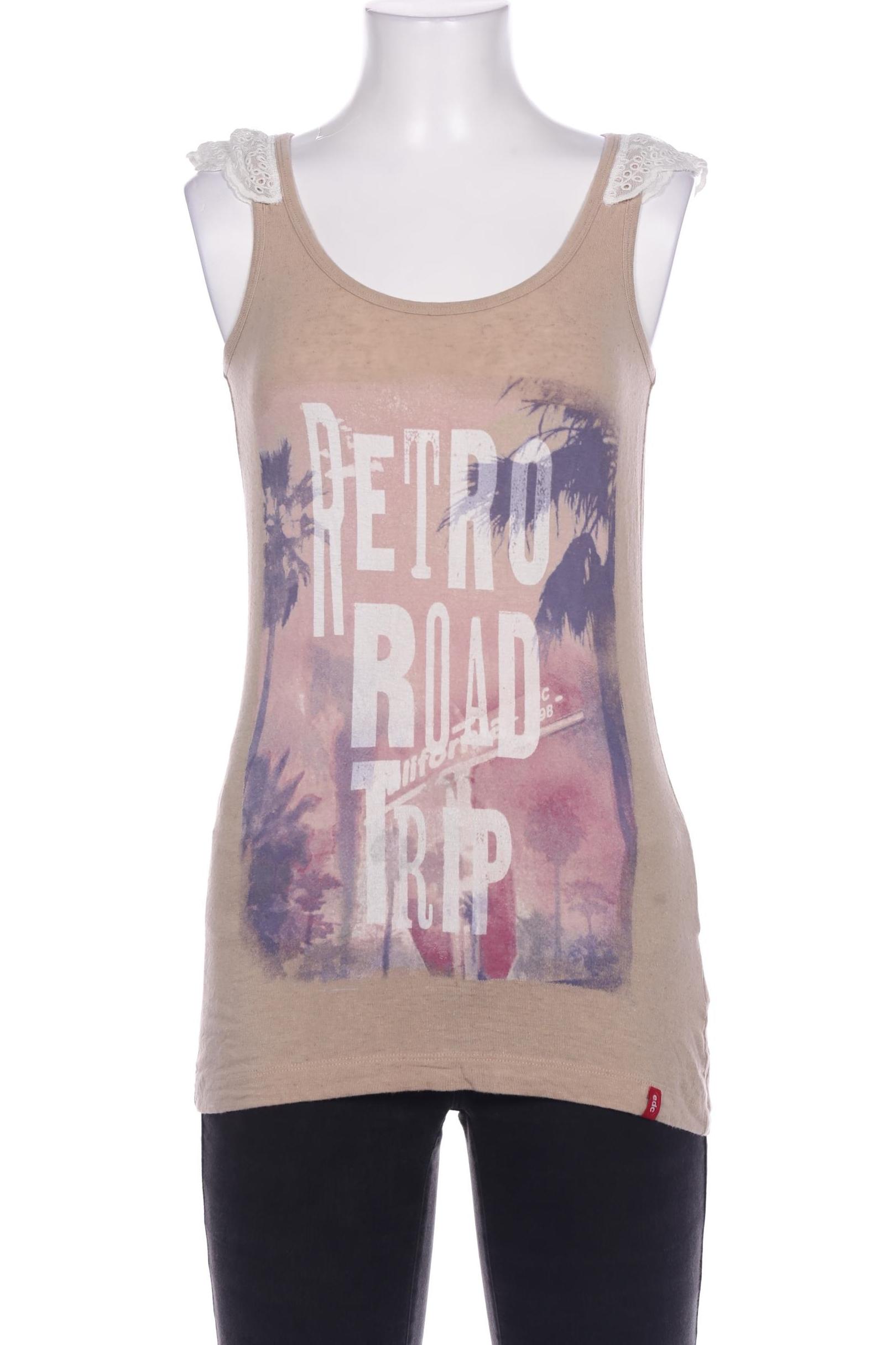 

edc by Esprit Damen Top, beige, Gr. 36