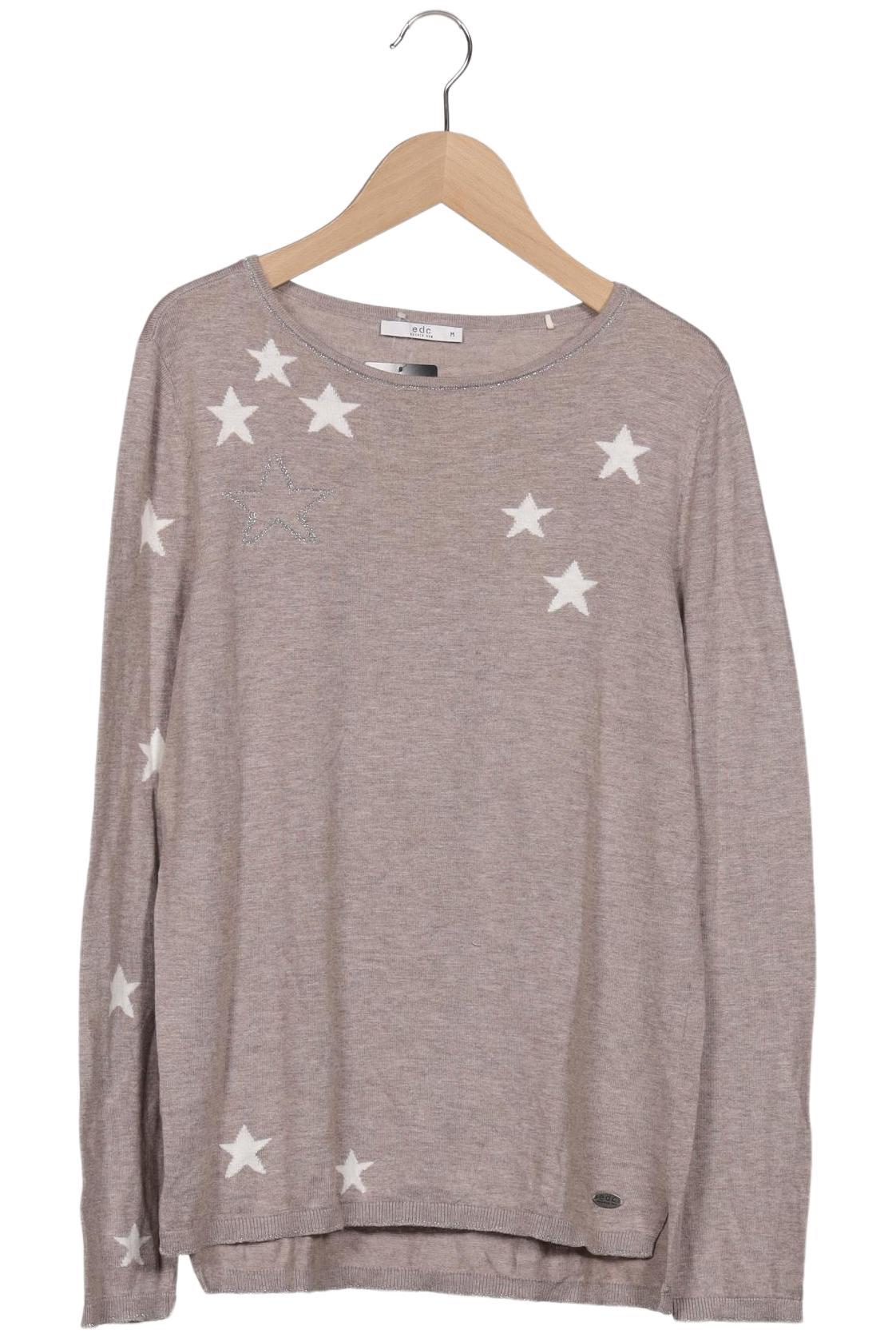 

edc by Esprit Damen Pullover, beige, Gr. 38