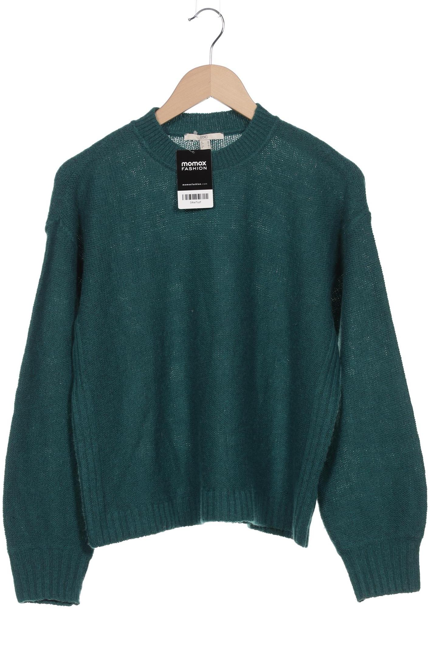 

edc by Esprit Damen Pullover, grün, Gr. 38