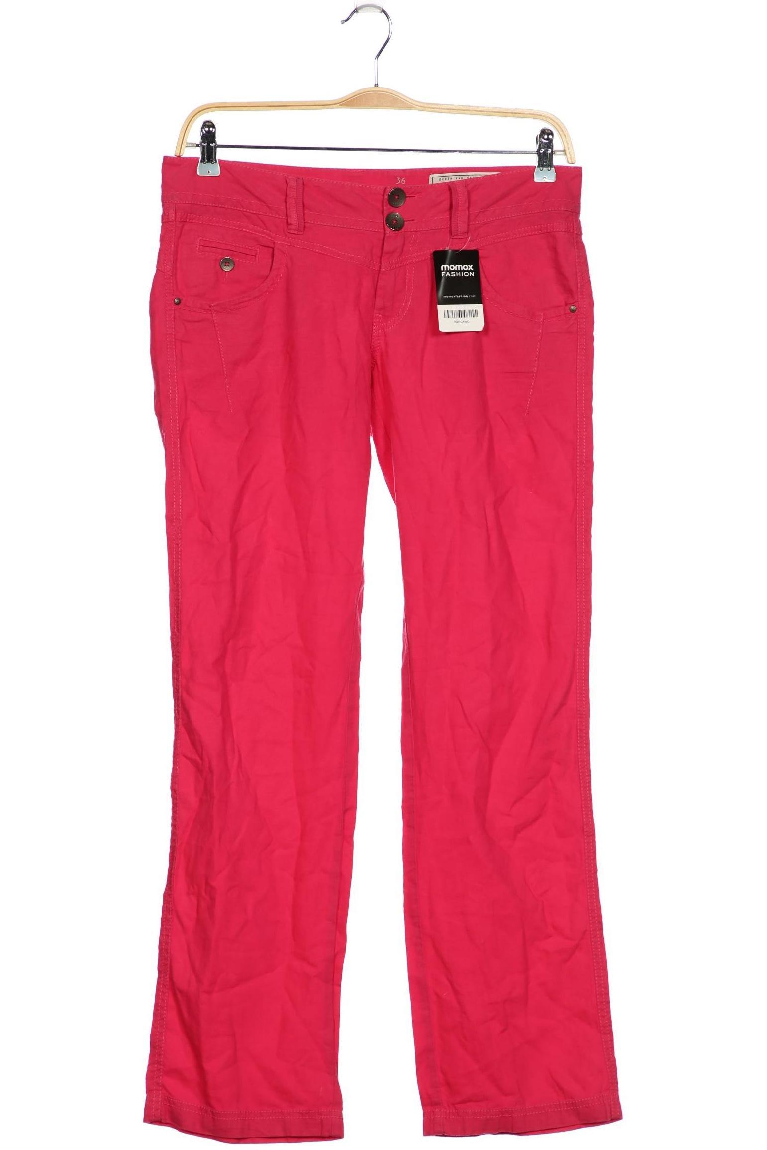 

edc by Esprit Damen Stoffhose, pink, Gr. 36