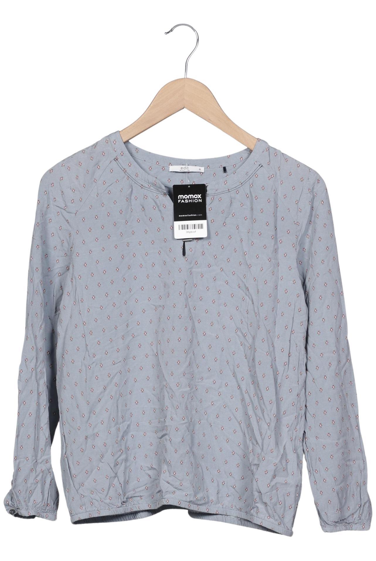 

edc by Esprit Damen Bluse, blau, Gr. 38