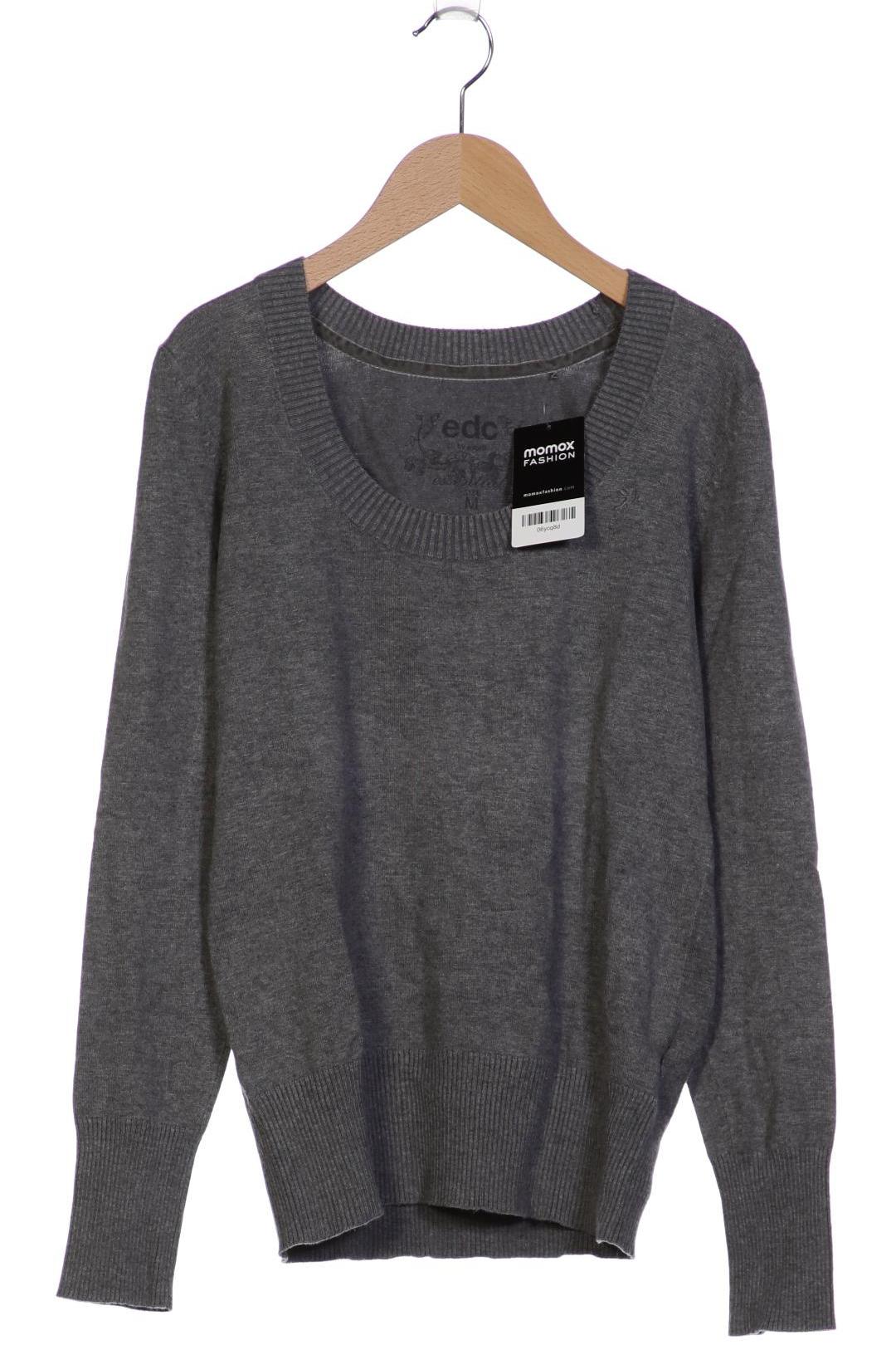 

edc by Esprit Damen Pullover, grau, Gr. 38