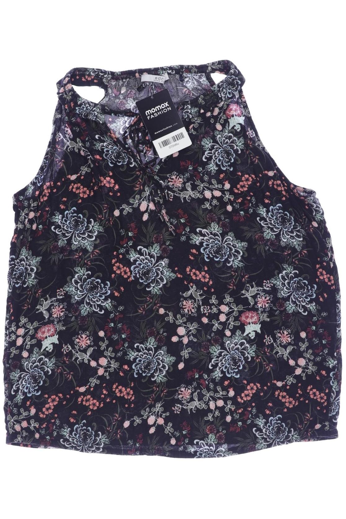 

edc by Esprit Damen Top, schwarz, Gr. 38