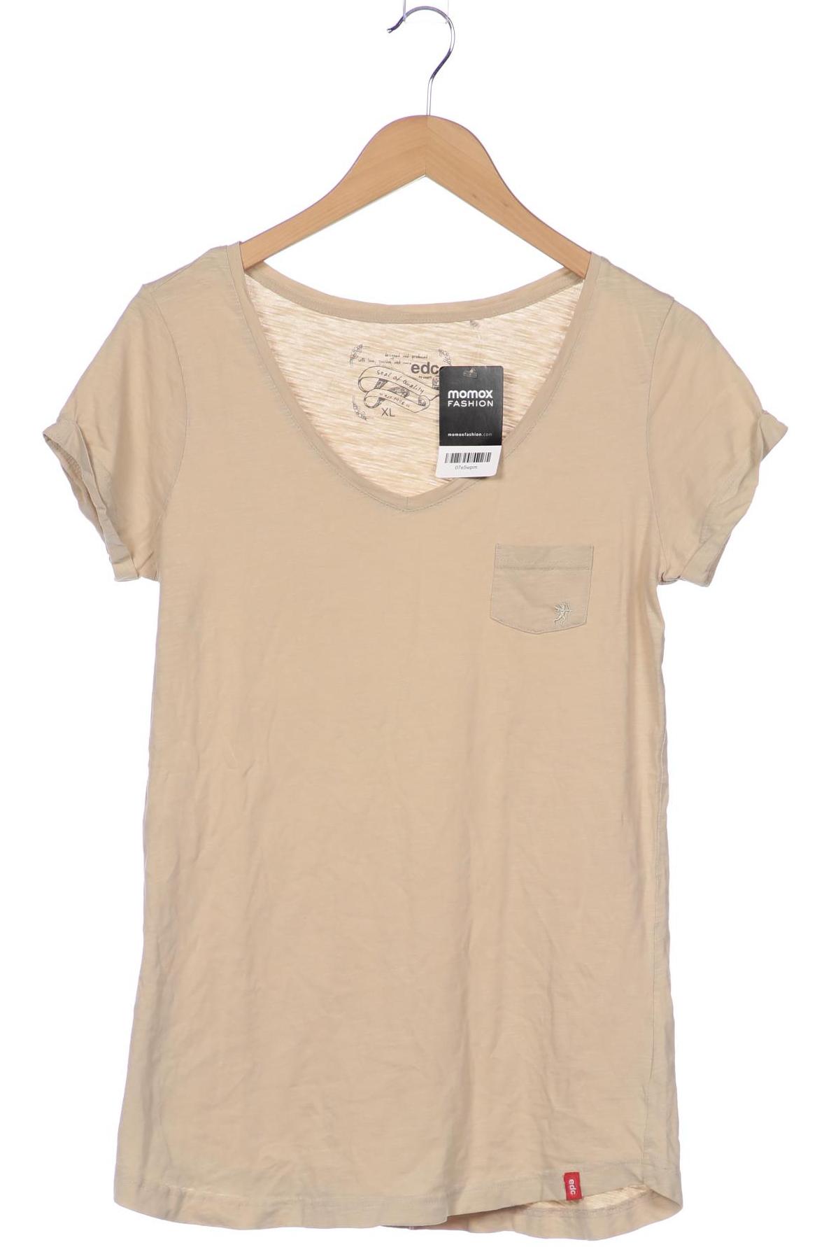 

edc by Esprit Damen T-Shirt, beige