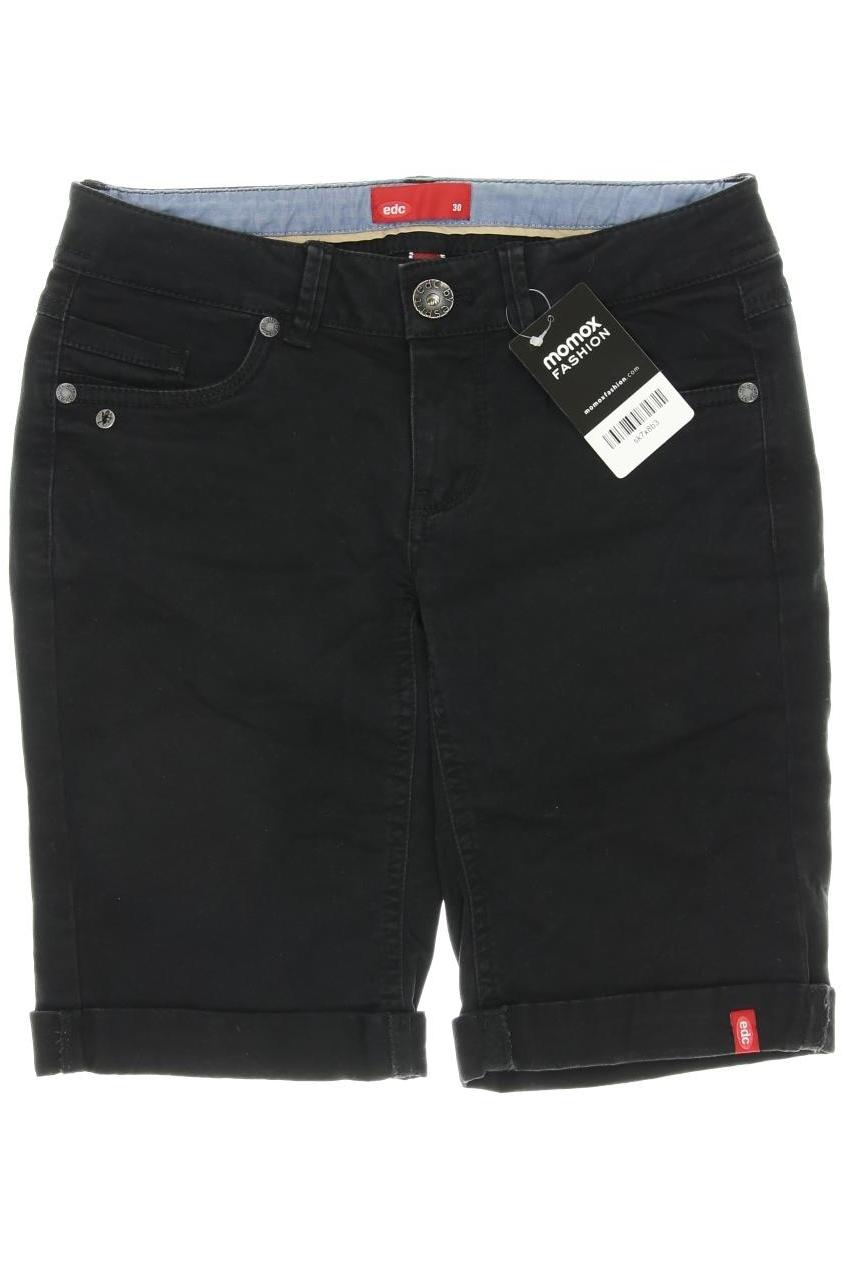 

edc by Esprit Damen Shorts, schwarz, Gr. 30