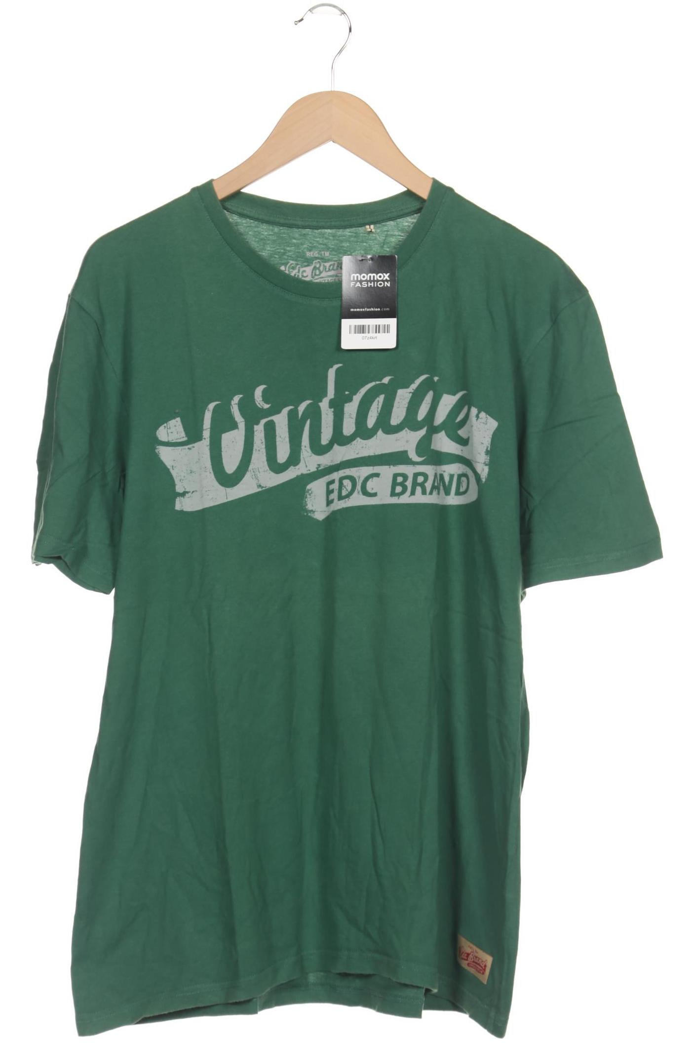 

edc by Esprit Herren T-Shirt, grün, Gr. 56