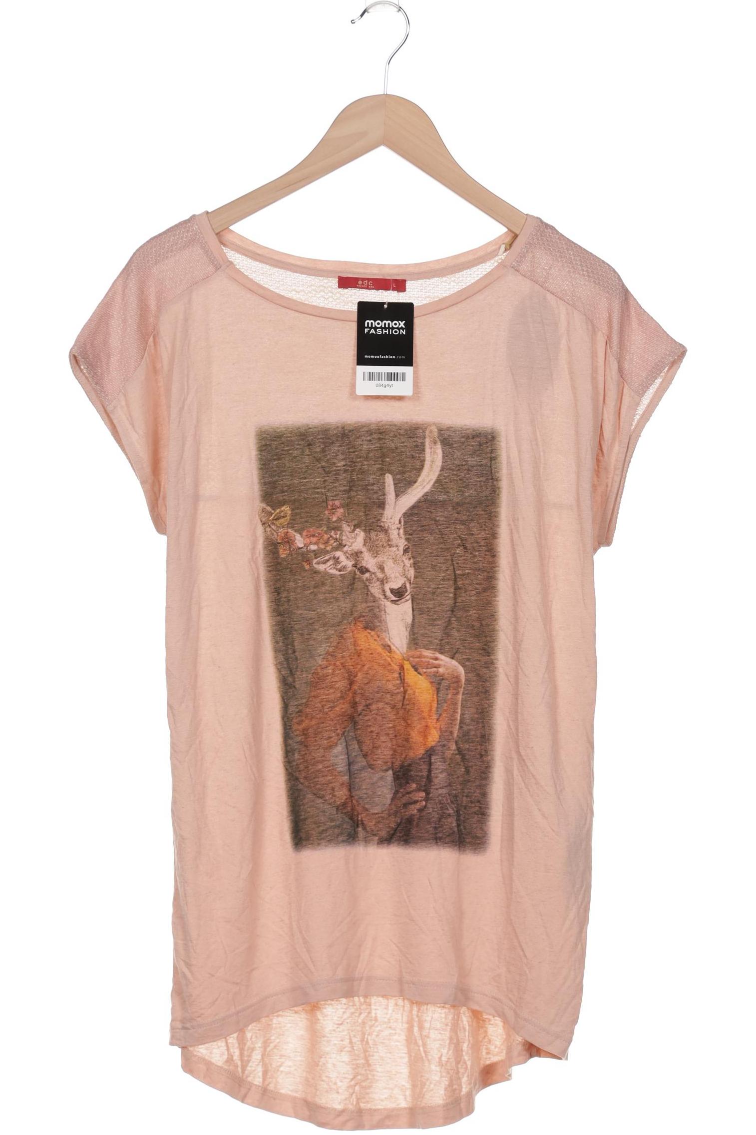 

edc by Esprit Damen T-Shirt, pink, Gr. 42