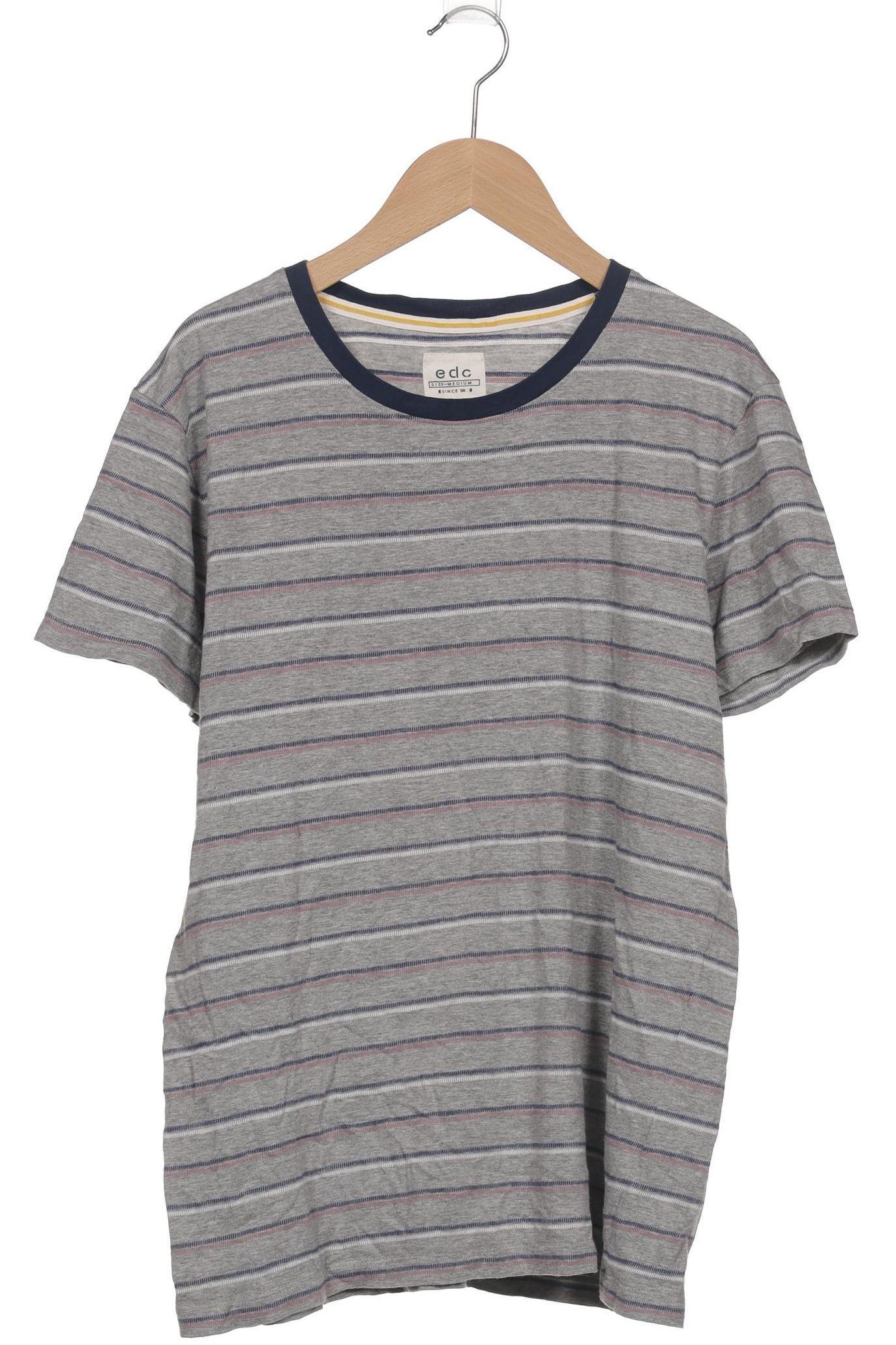 

edc by Esprit Herren T-Shirt, grau, Gr. 48
