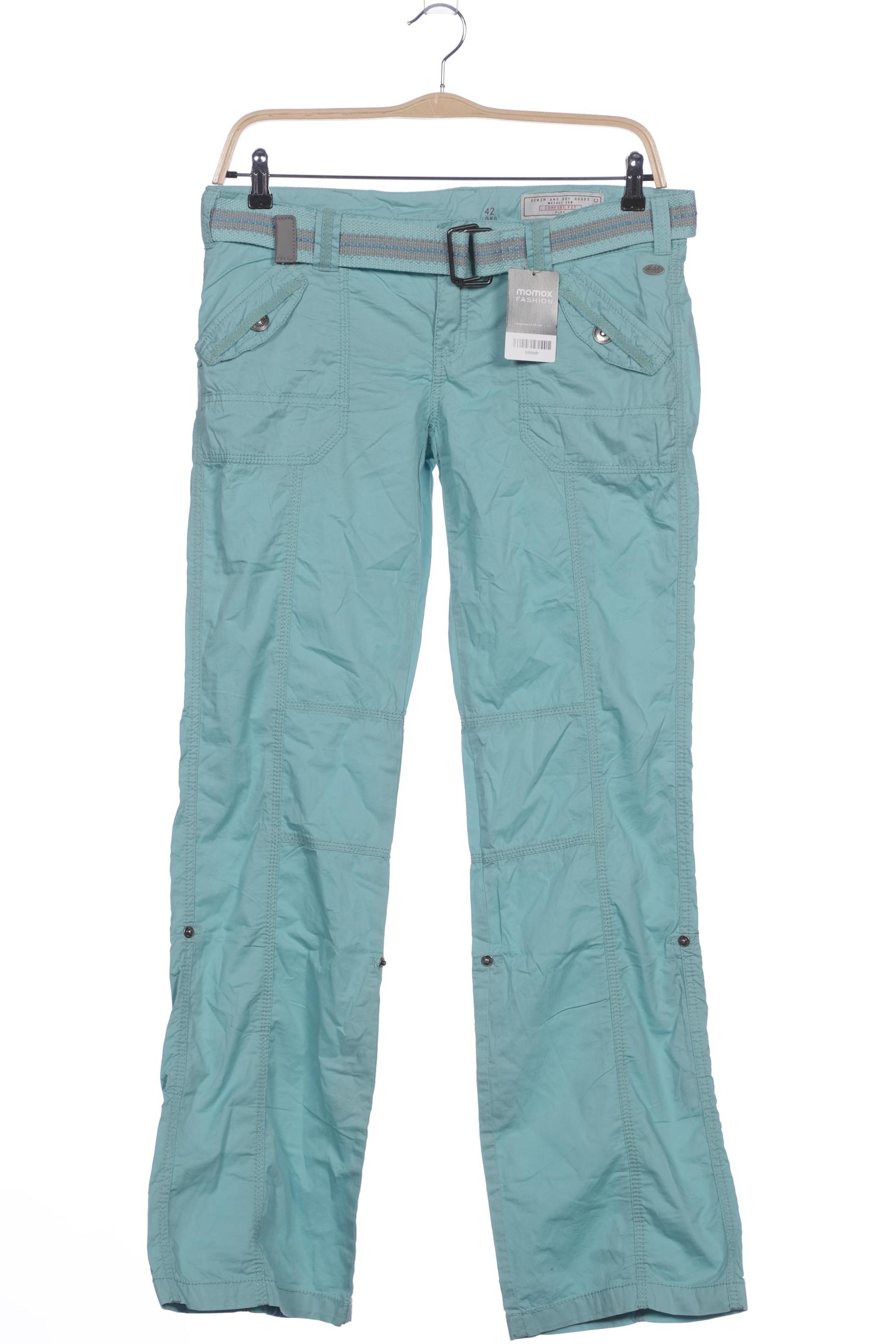 Thumbnail - edc by Esprit Damen Stoffhose, türkis, Gr. 42