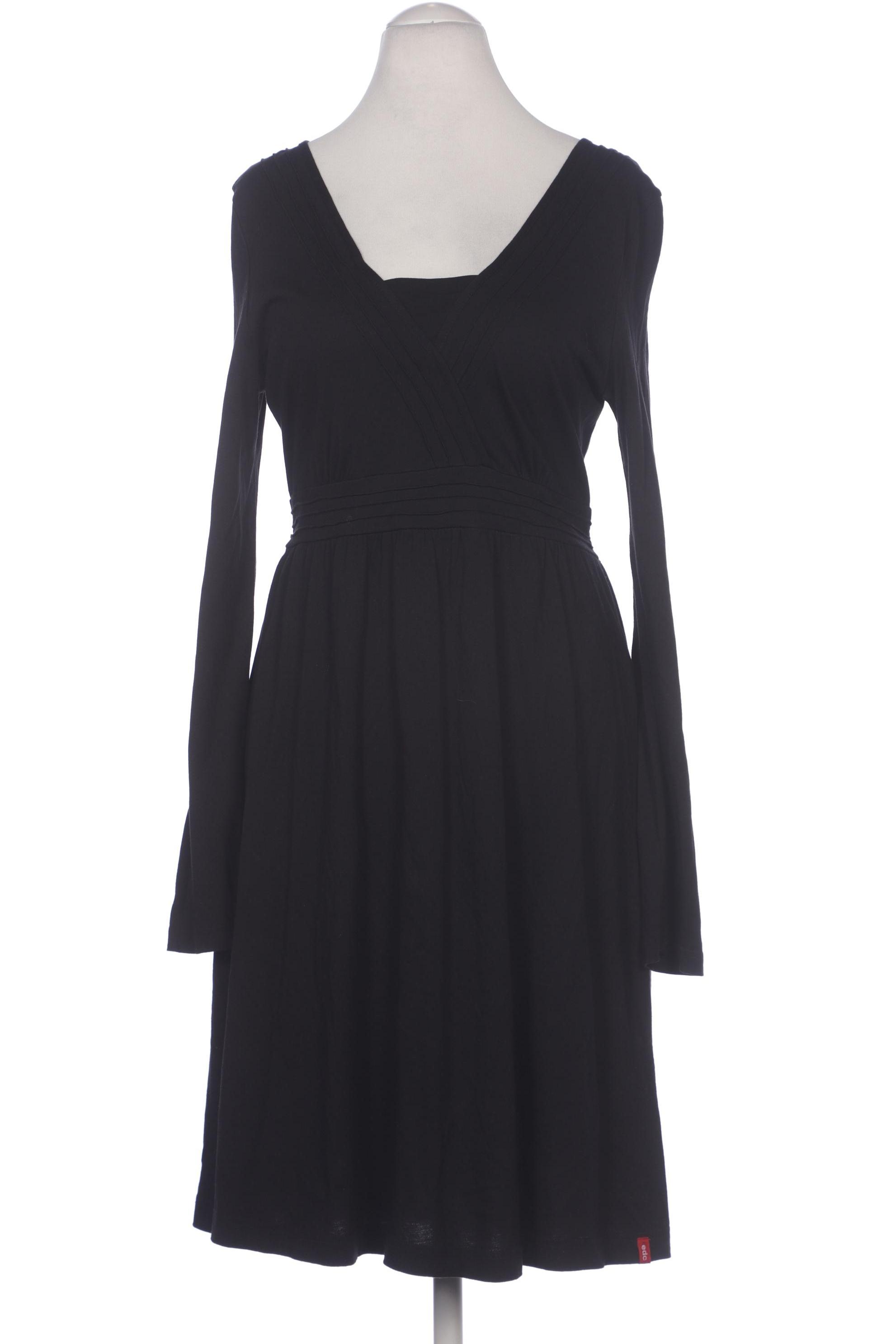 

edc by Esprit Damen Kleid, schwarz, Gr. 38