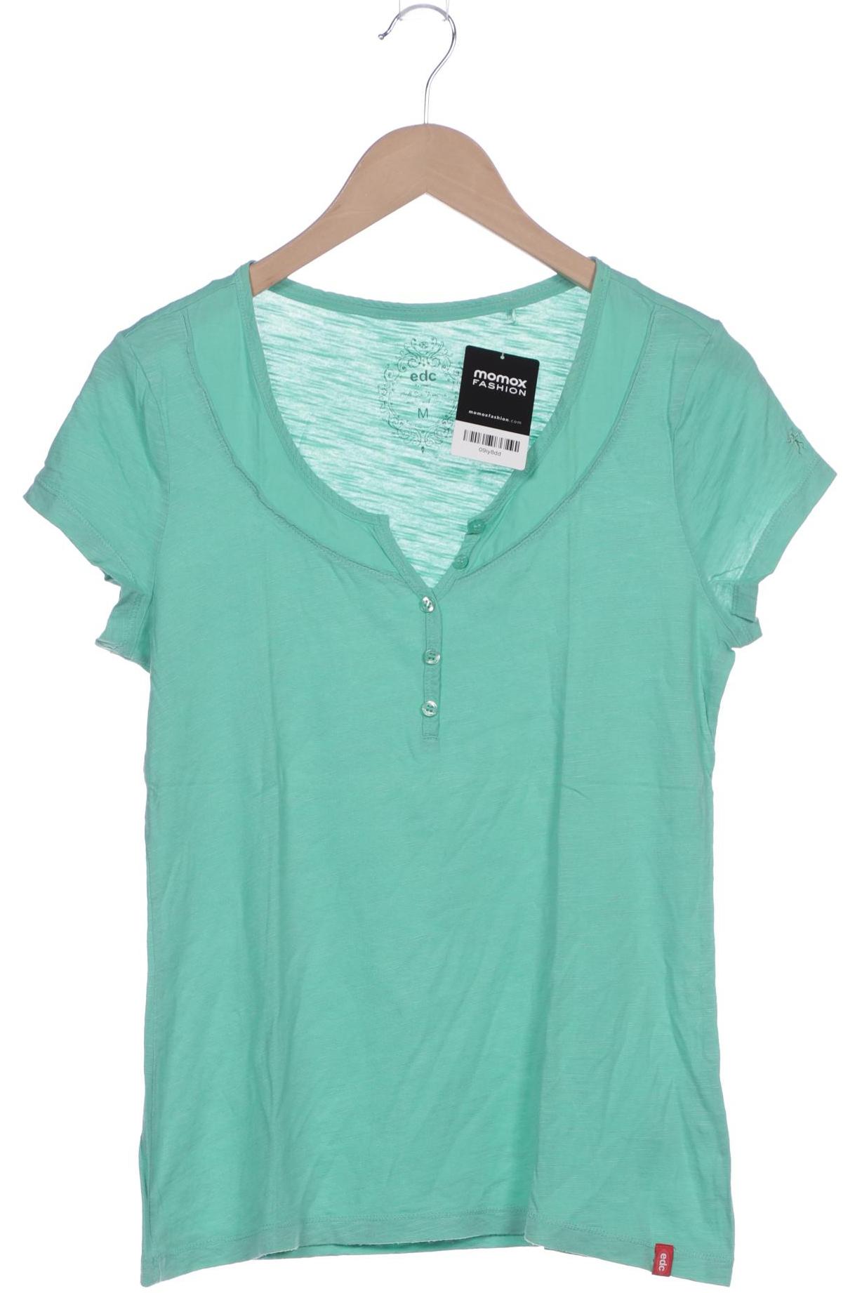 

edc by Esprit Damen T-Shirt, grün, Gr. 38