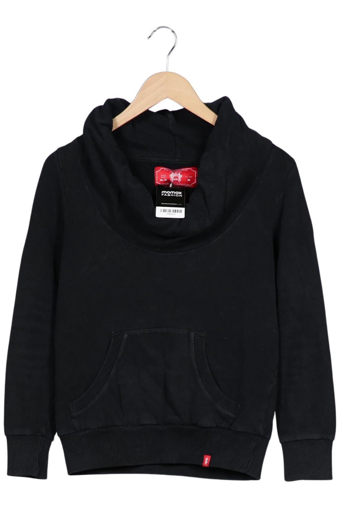 

edc by Esprit Damen Sweatshirt, schwarz, Gr. 38