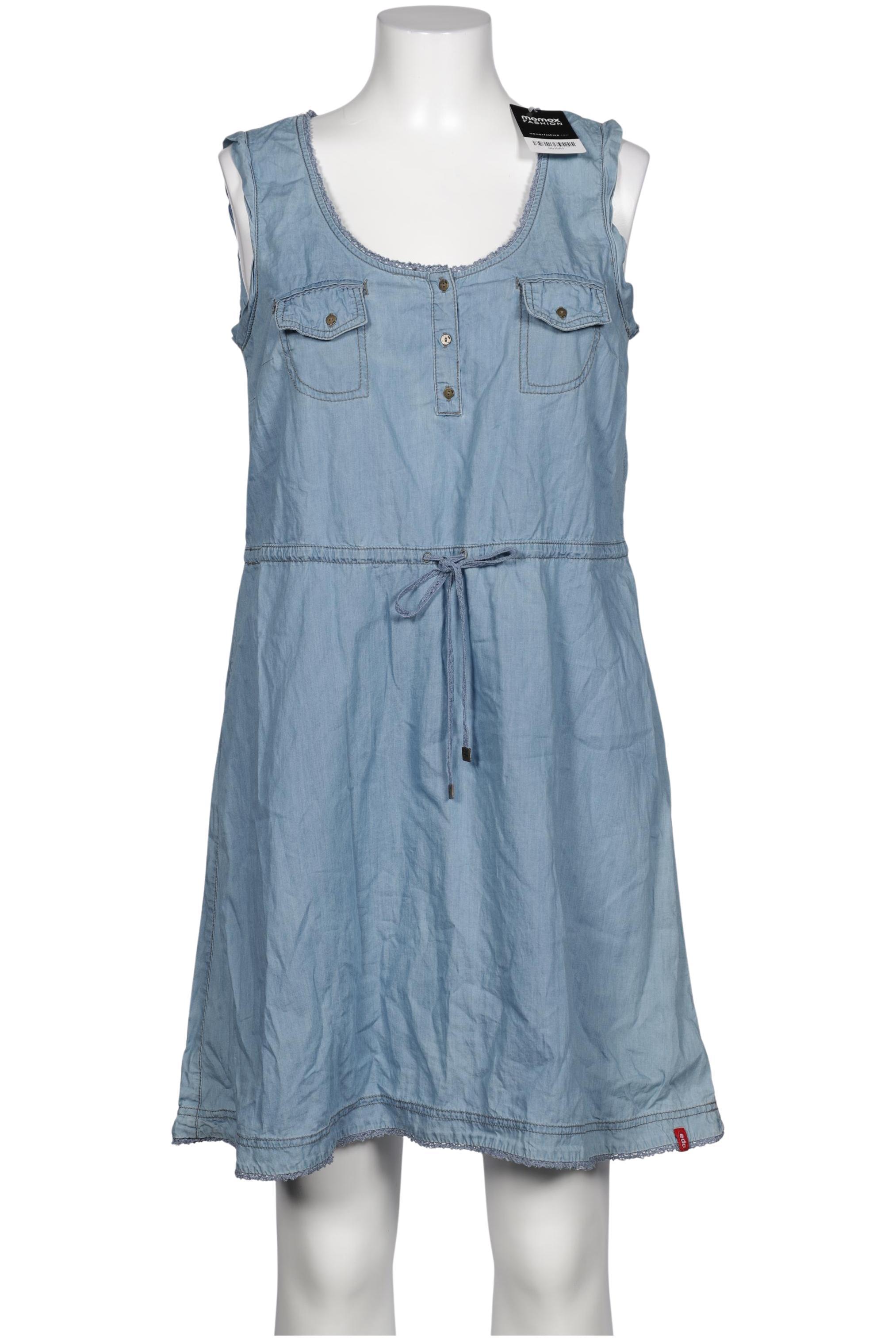 

edc by Esprit Damen Kleid, blau, Gr. 42