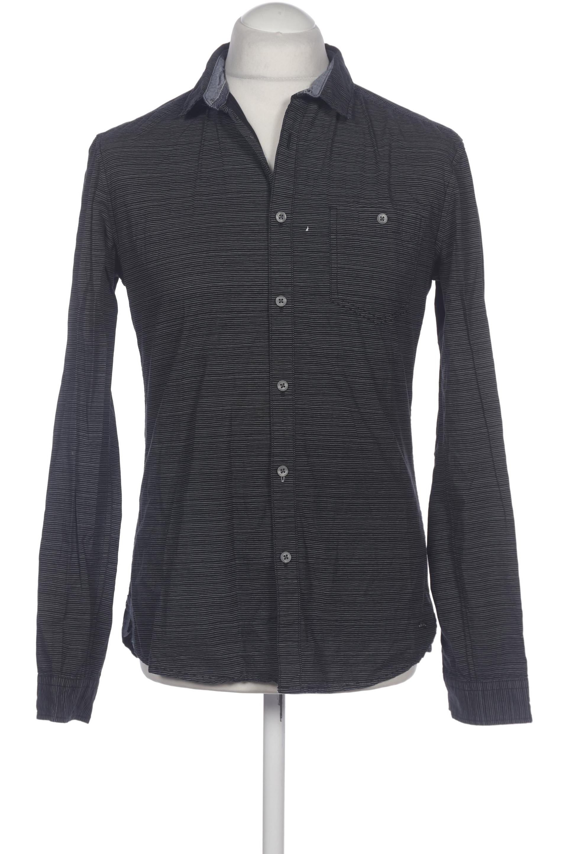 

edc by Esprit Herren Hemd, grau, Gr. 48