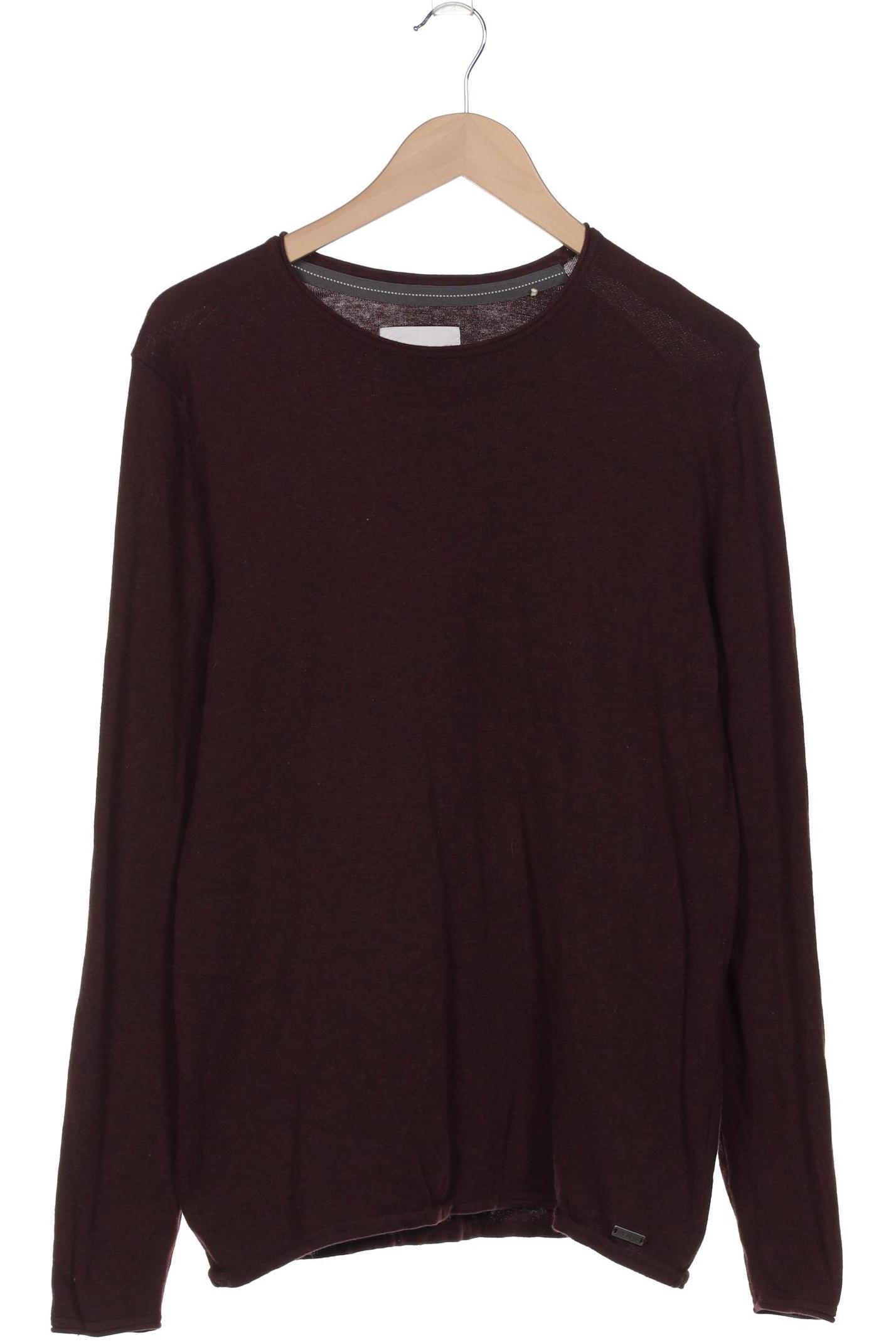 

edc by Esprit Herren Pullover, bordeaux, Gr. 52