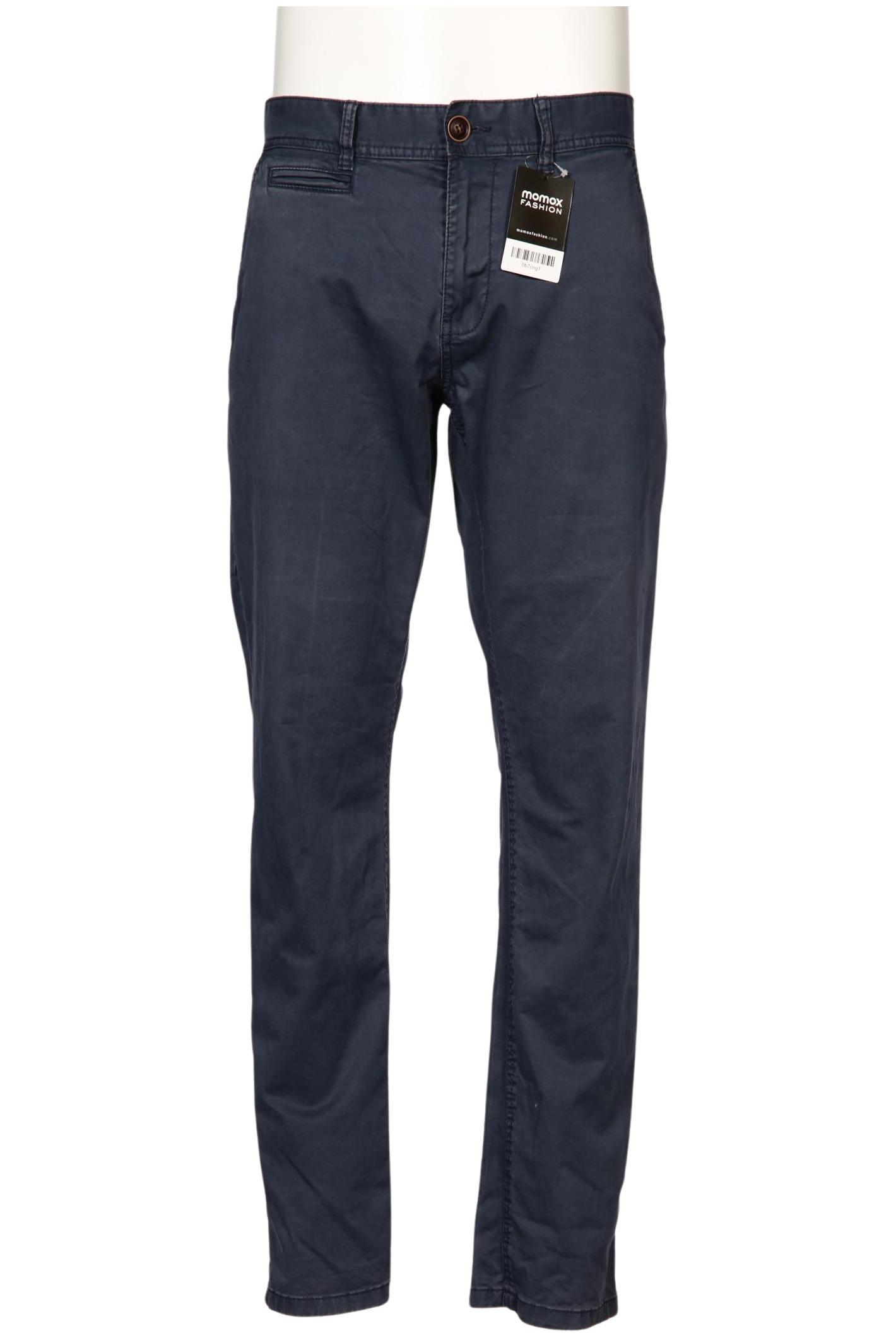 

edc by Esprit Herren Stoffhose, marineblau, Gr. 34