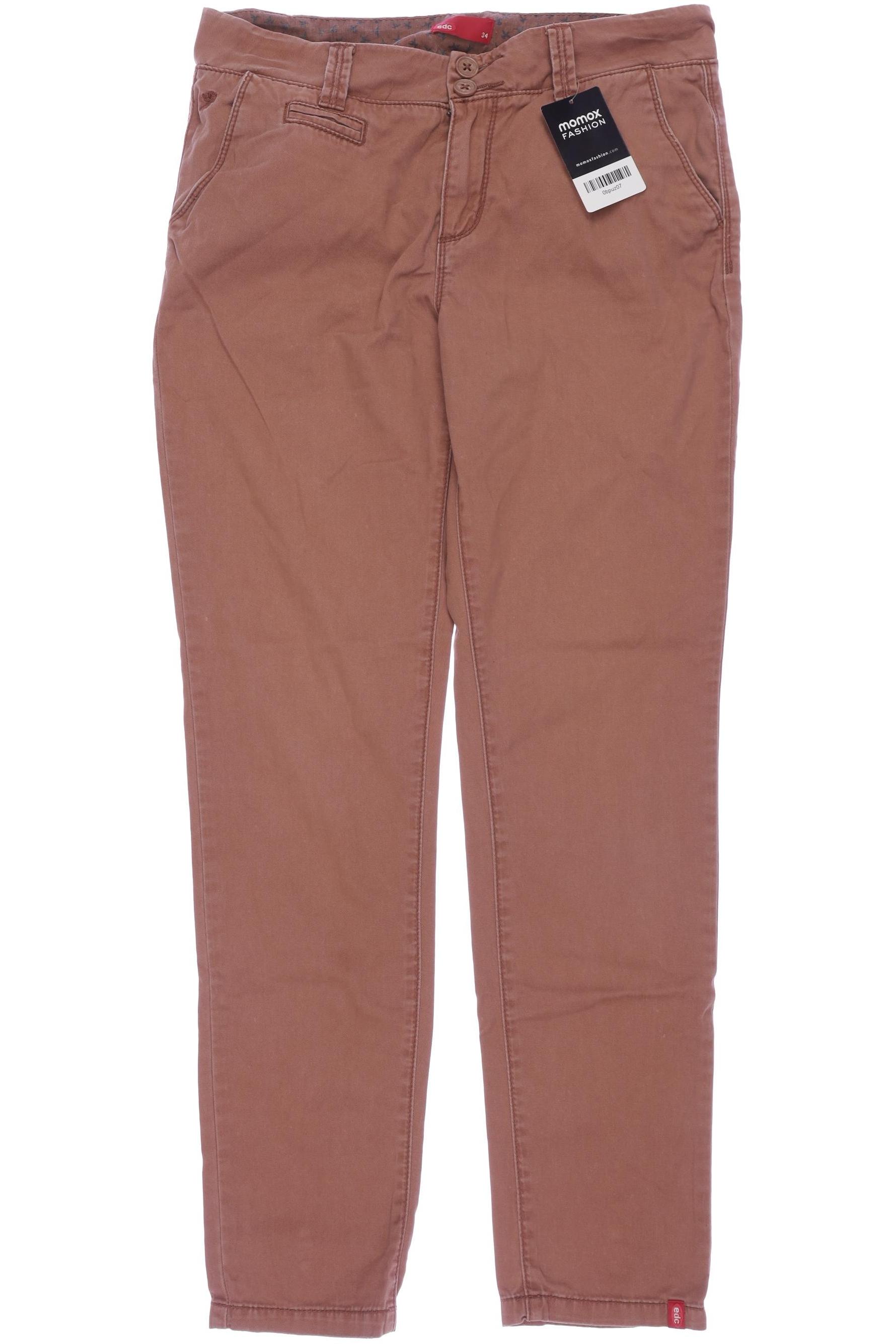 

edc by Esprit Damen Stoffhose, rot, Gr. 34