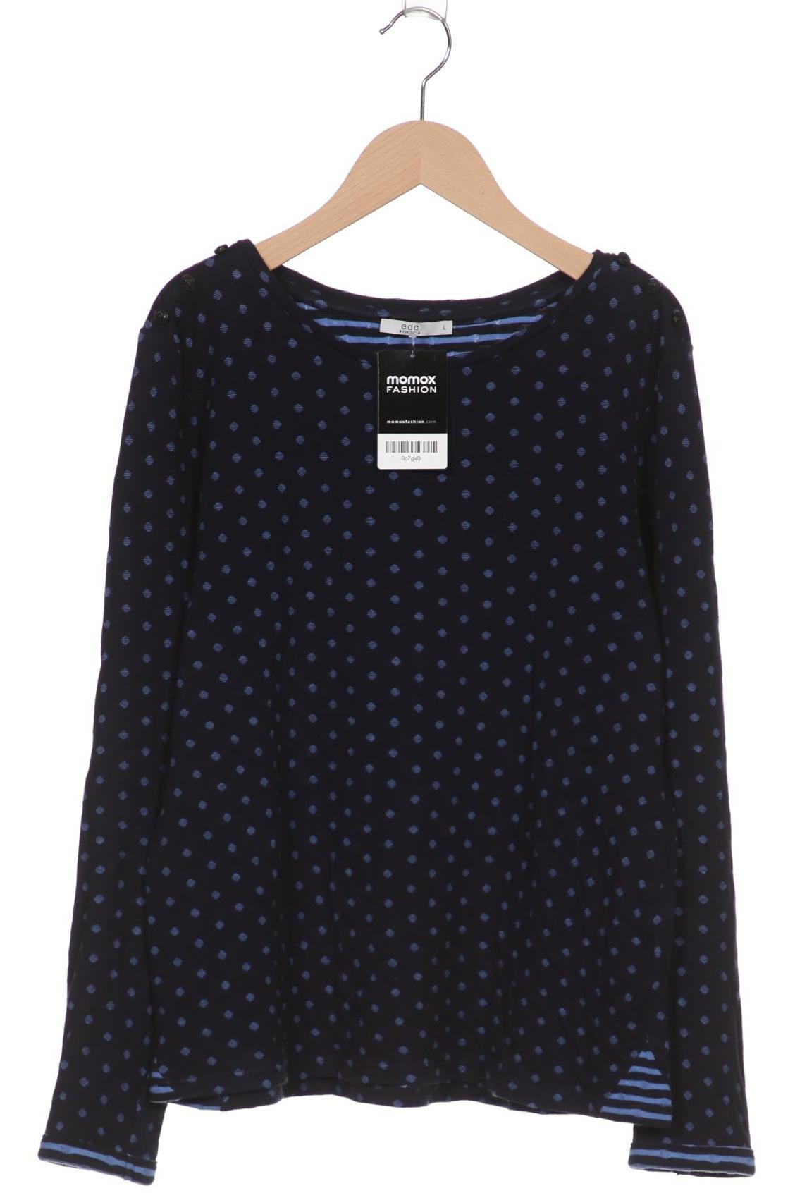 

edc by Esprit Damen Langarmshirt, marineblau