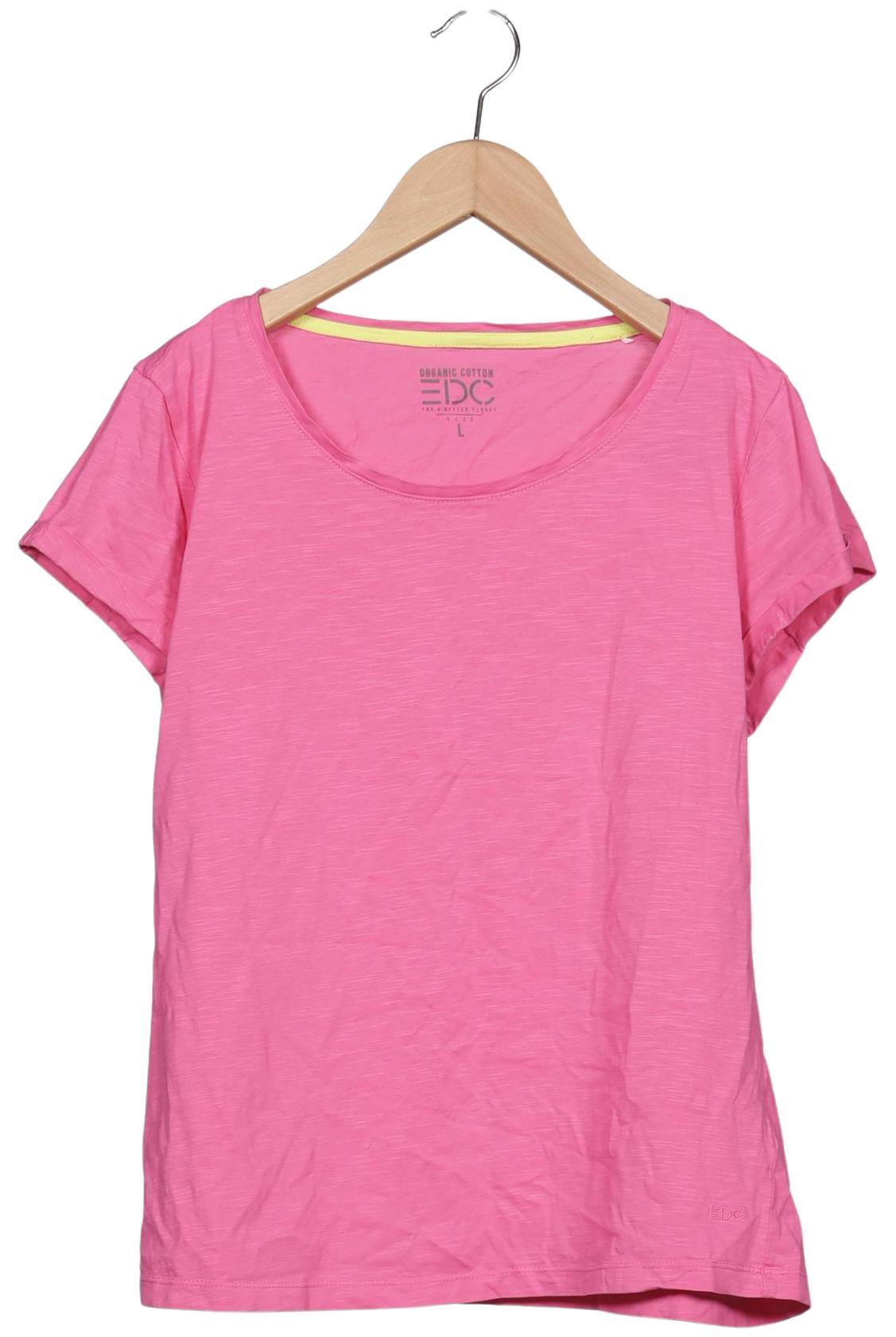 

edc by Esprit Damen T-Shirt, pink, Gr. 42