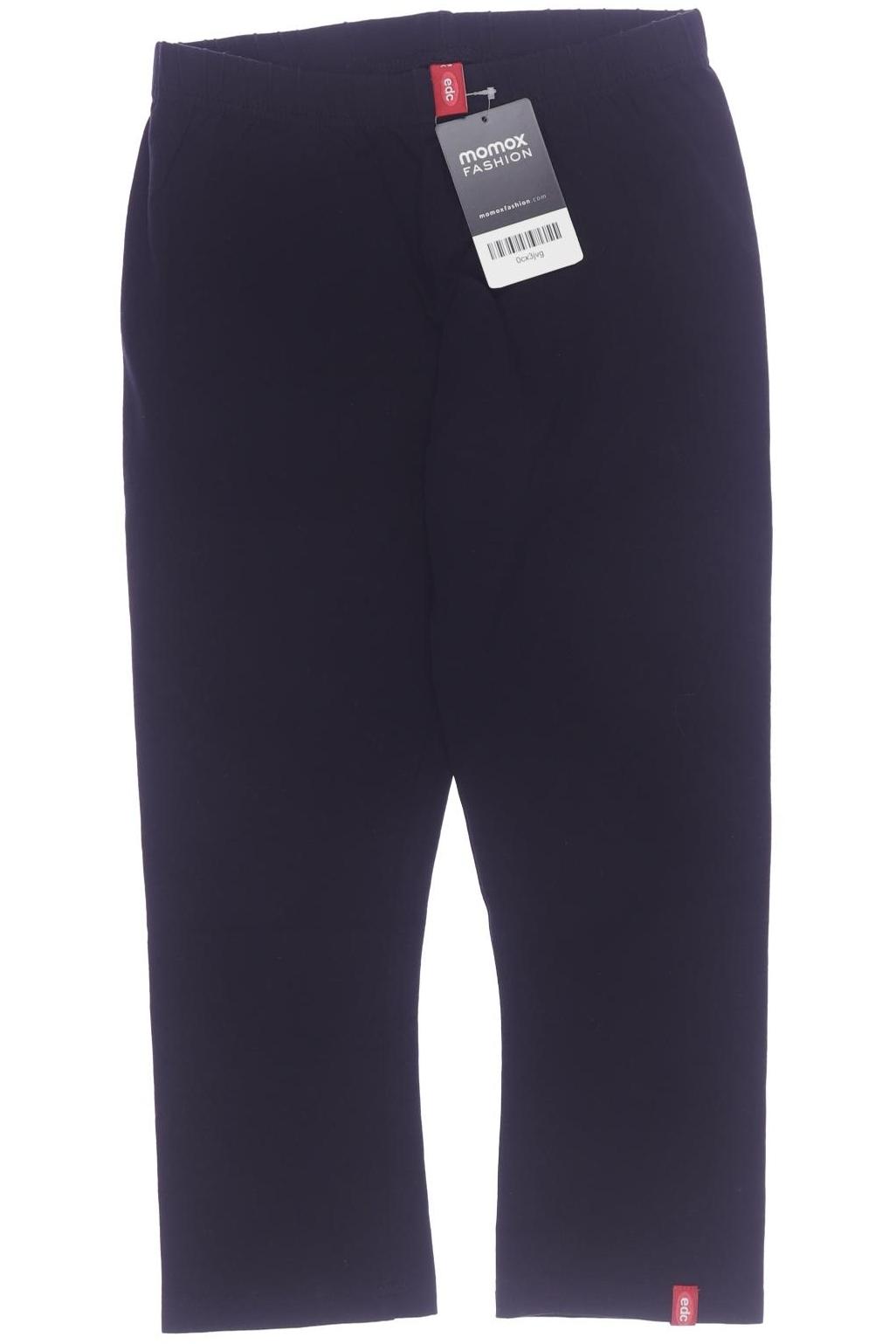 

edc by Esprit Damen Stoffhose, schwarz, Gr. 0