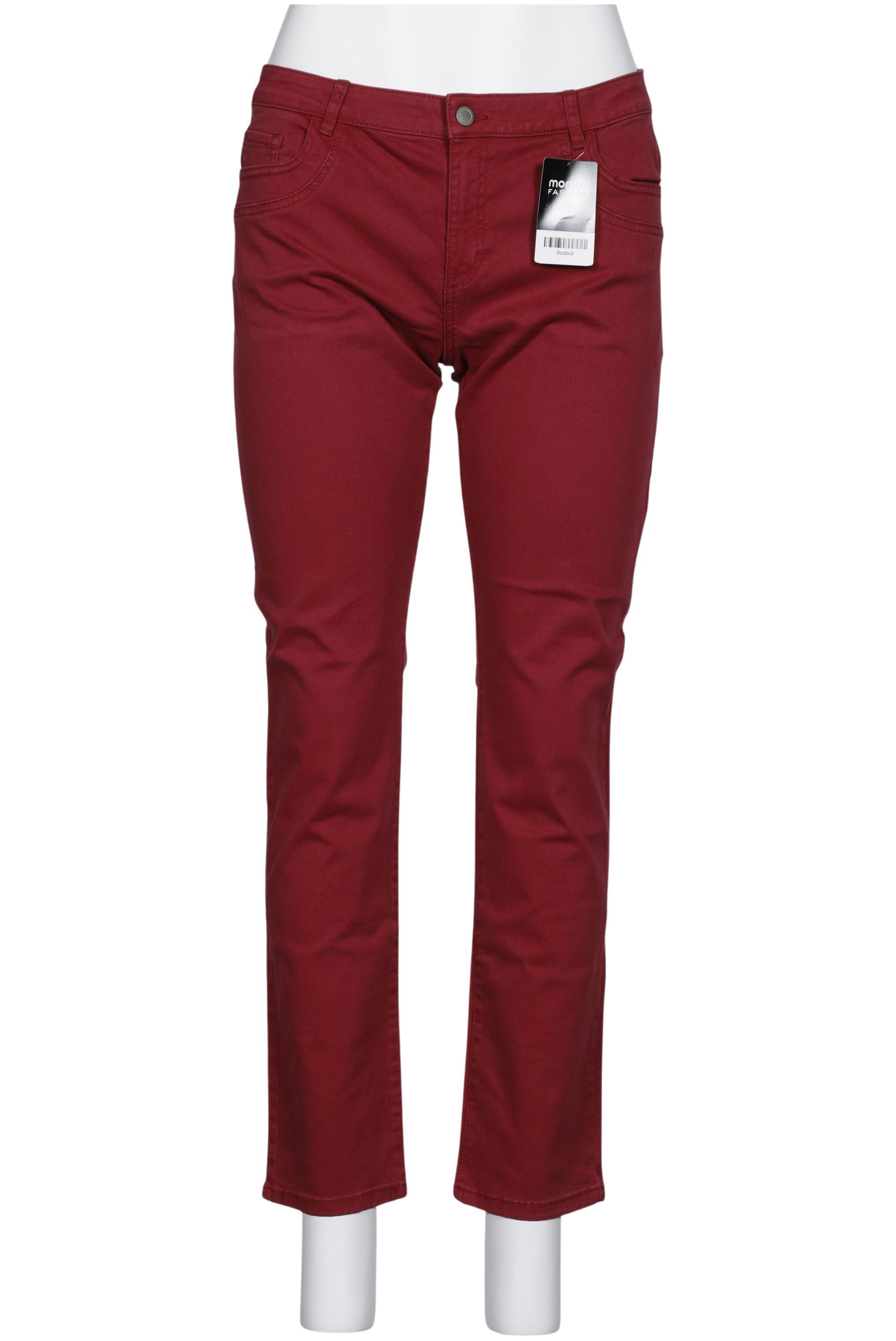 

edc by Esprit Damen Stoffhose, rot, Gr. 42