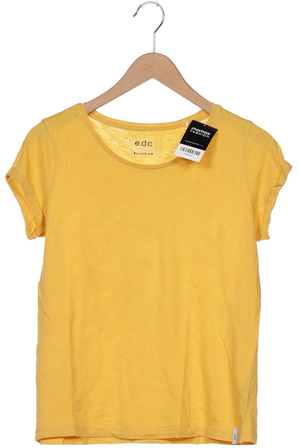 

edc by Esprit Damen T-Shirt, gelb, Gr. 42
