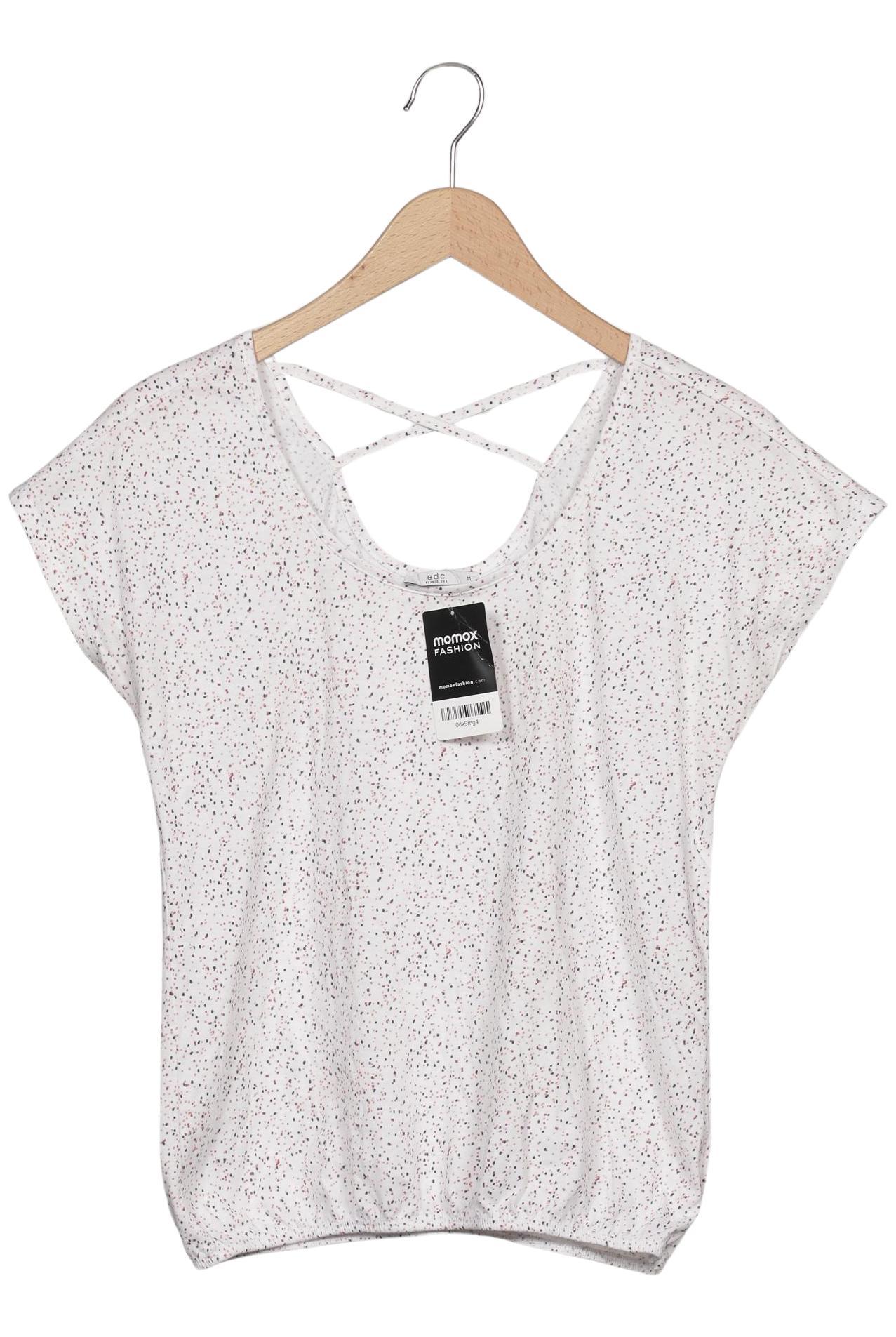 

edc by Esprit Damen T-Shirt, cremeweiß, Gr. 38