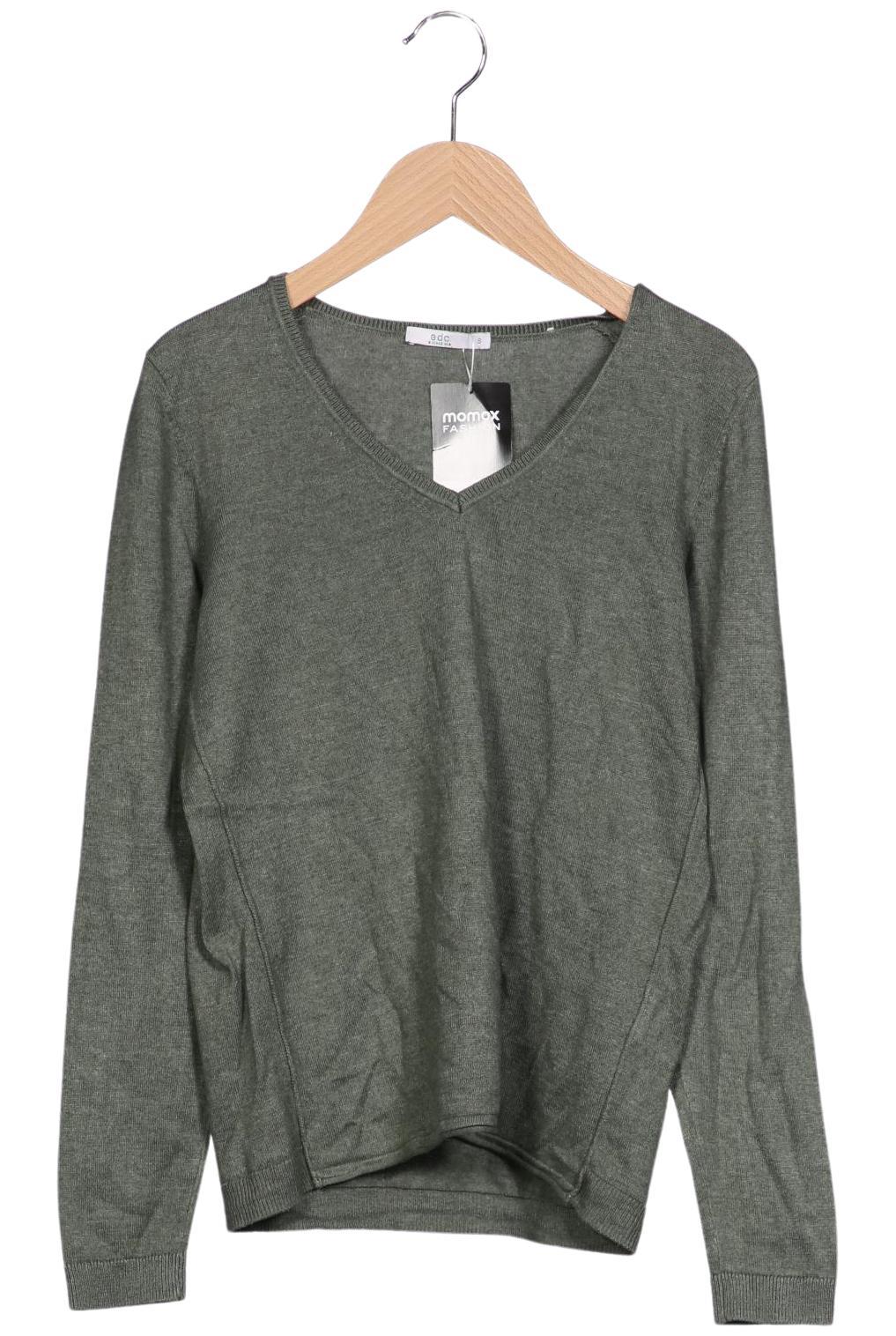 

edc by Esprit Damen Pullover, grün, Gr. 36