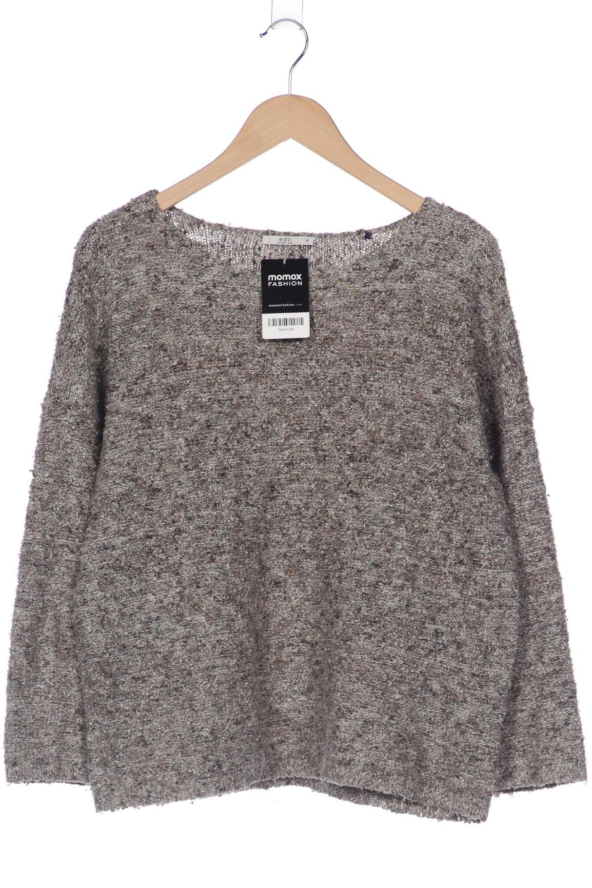 

edc by Esprit Damen Pullover, grau, Gr. 38