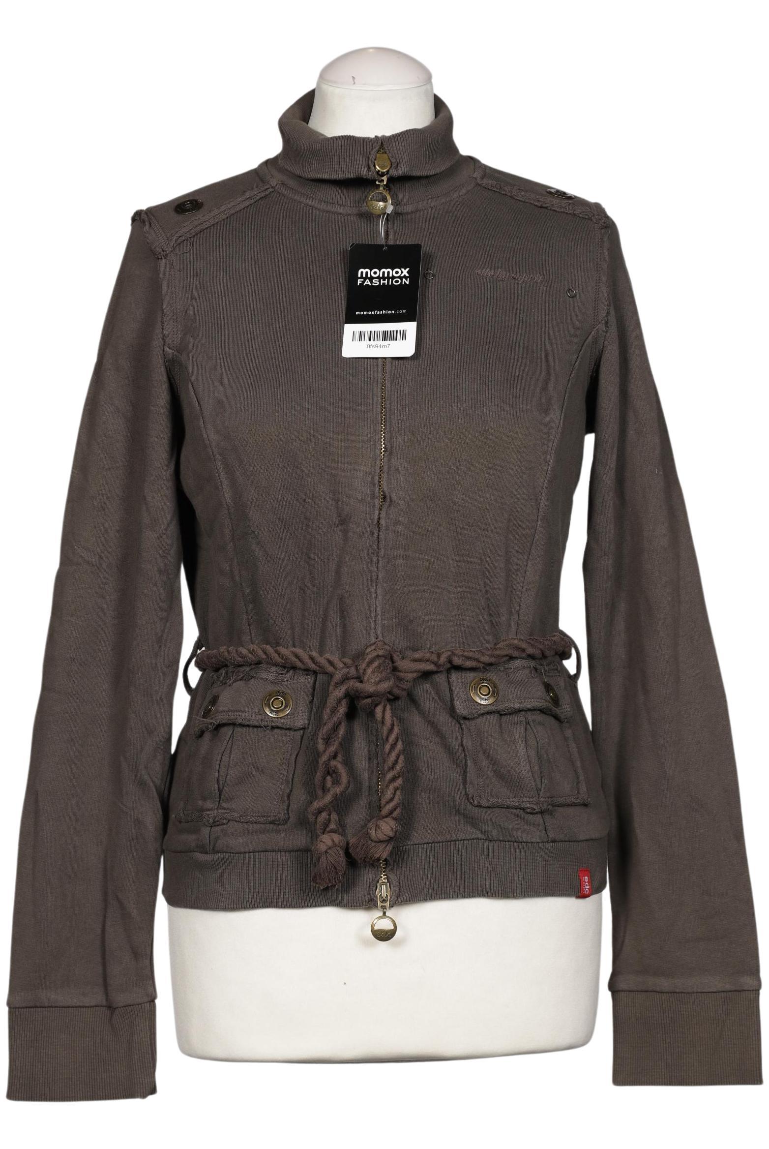 

edc by Esprit Damen Sweatshirt, braun, Gr. 38