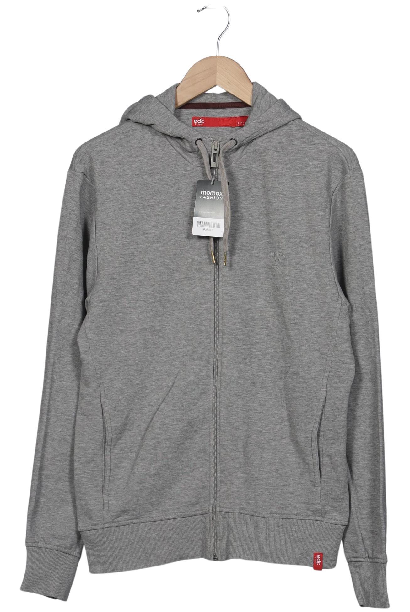 

edc by Esprit Herren Kapuzenpullover, grau, Gr. 52
